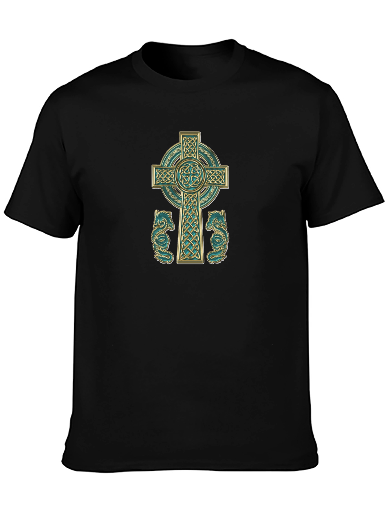 Celtic Knot Cross Graphic T-Shirt