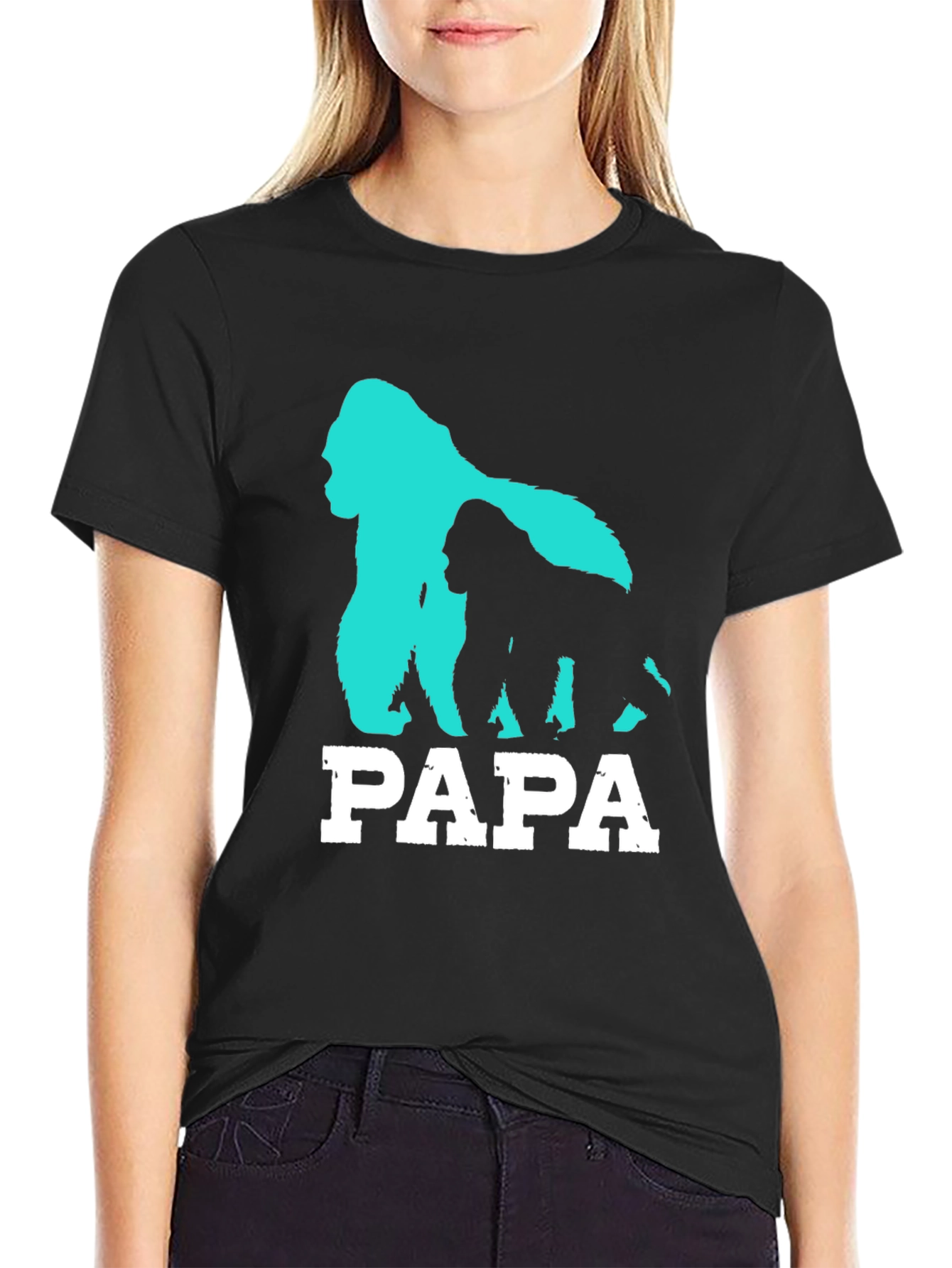 Papa Gorilla T-Shirt - Fathers Day Gift