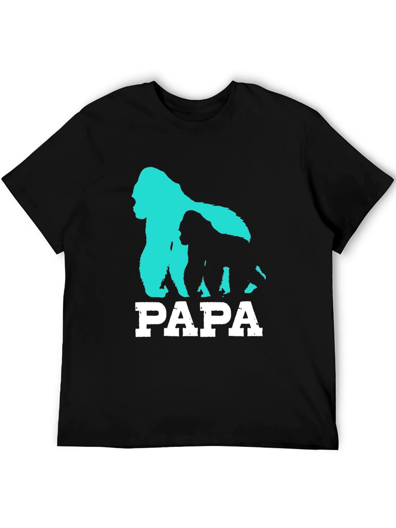 Papa Gorilla T-Shirt - Fathers Day Gift
