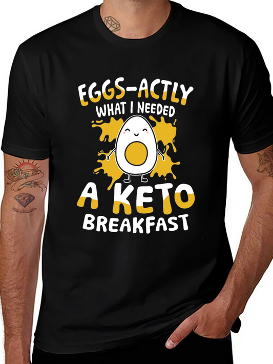 Eggs-actly Keto Breakfast Funny T-Shirt