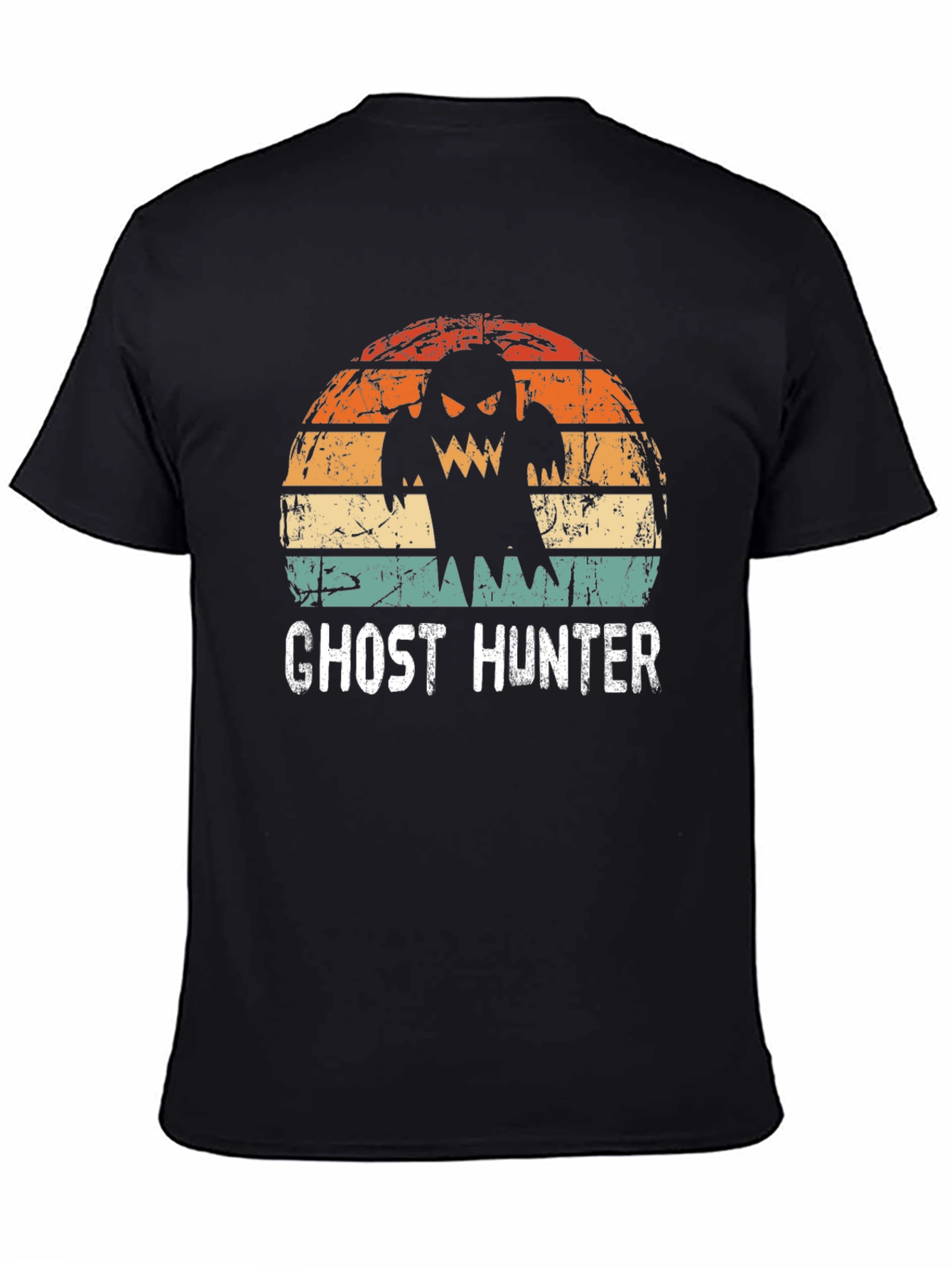 Ghost Hunter Retro Graphic T-Shirt