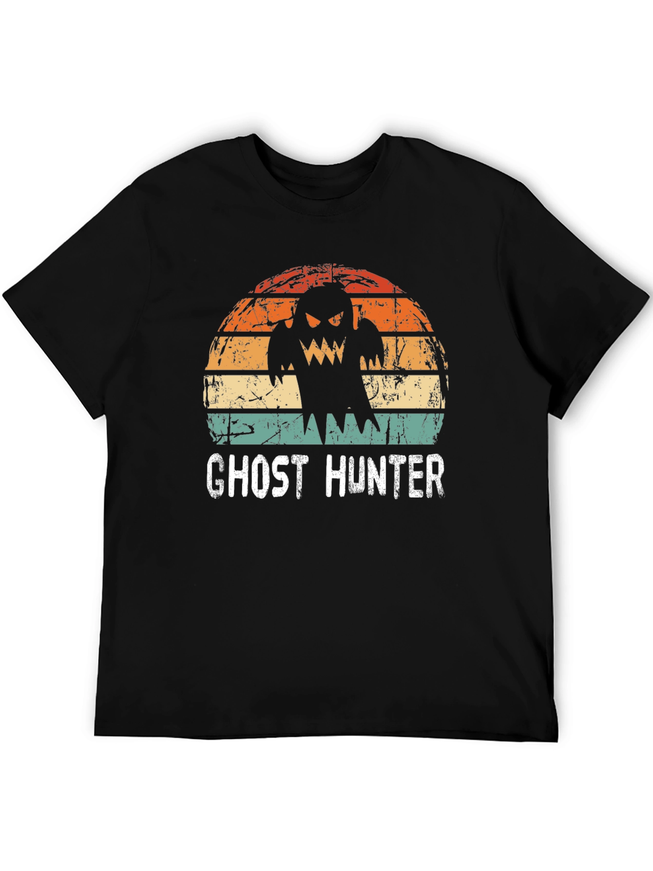 Ghost Hunter Retro Graphic T-Shirt