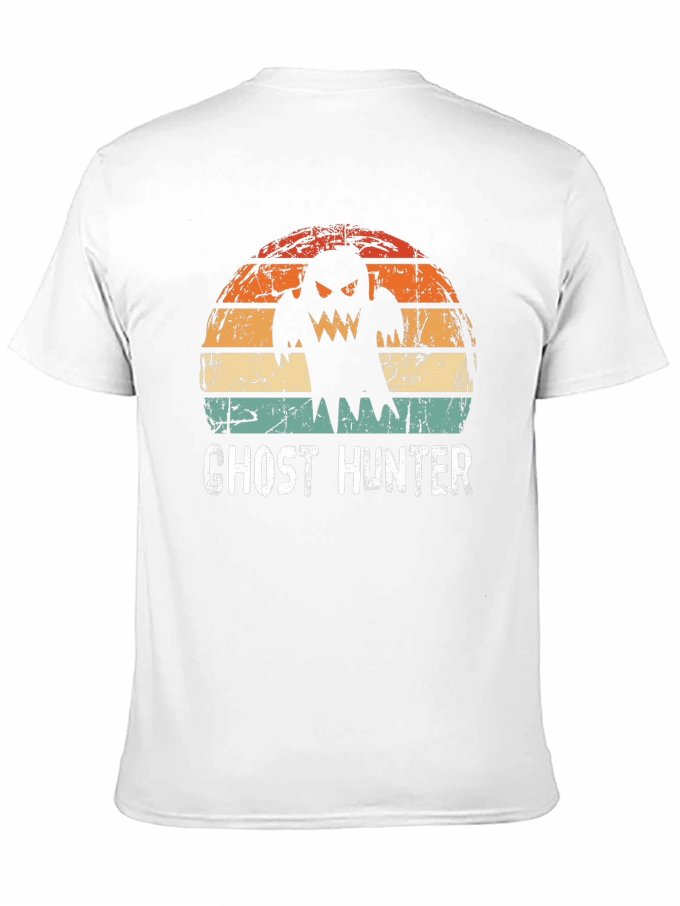 Ghost Hunter Retro Graphic T-Shirt