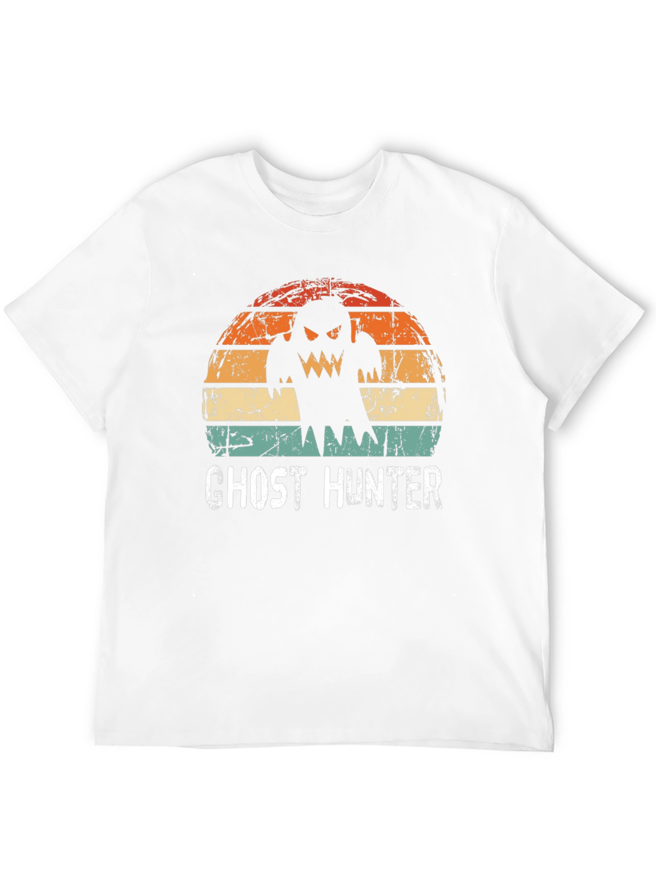 Ghost Hunter Retro Graphic T-Shirt