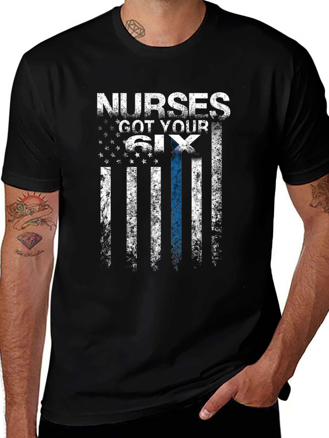 Nurses Got Your Six Graphic Tee