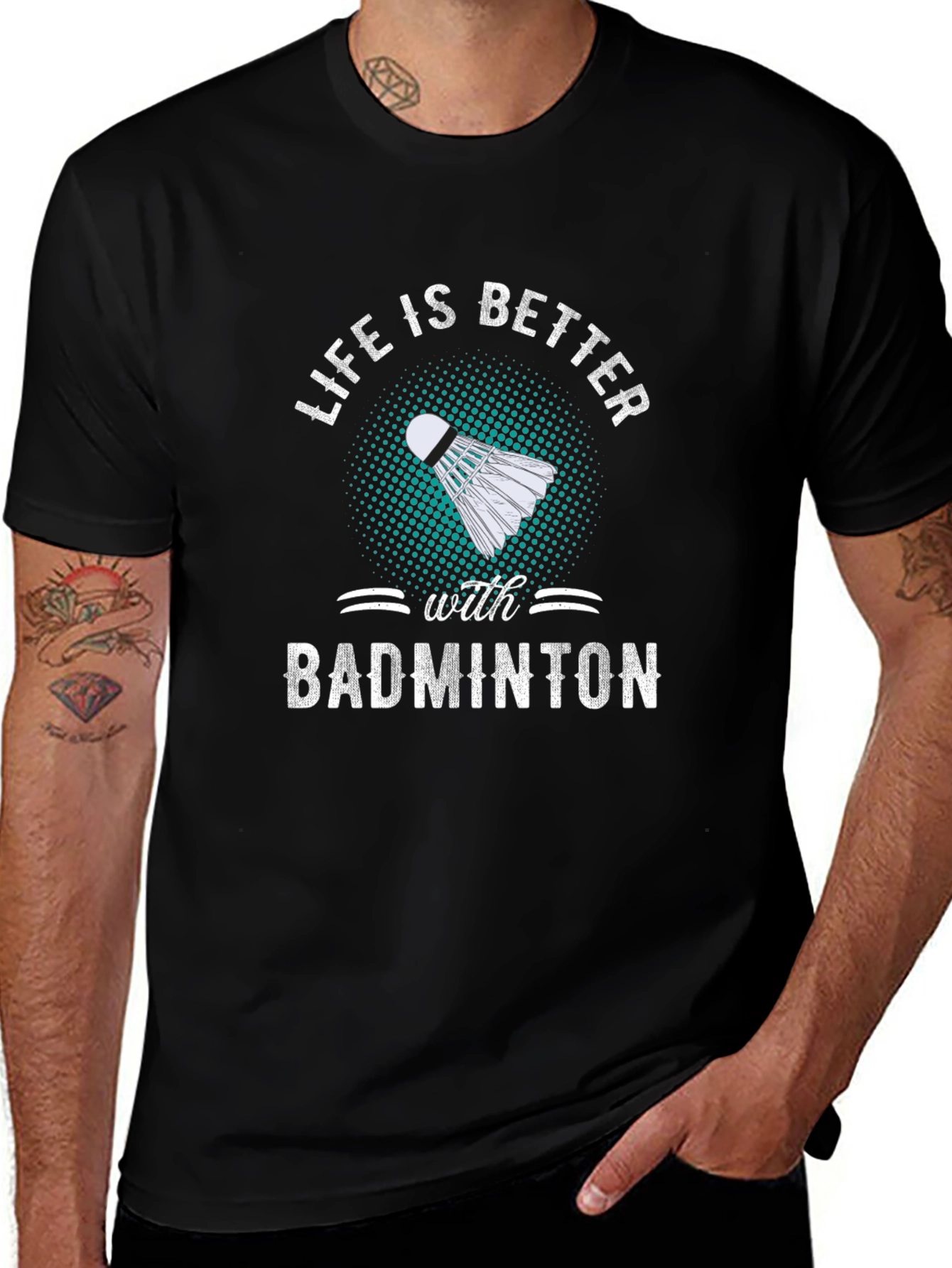 Badminton T-Shirt: Life is Better with Badminton