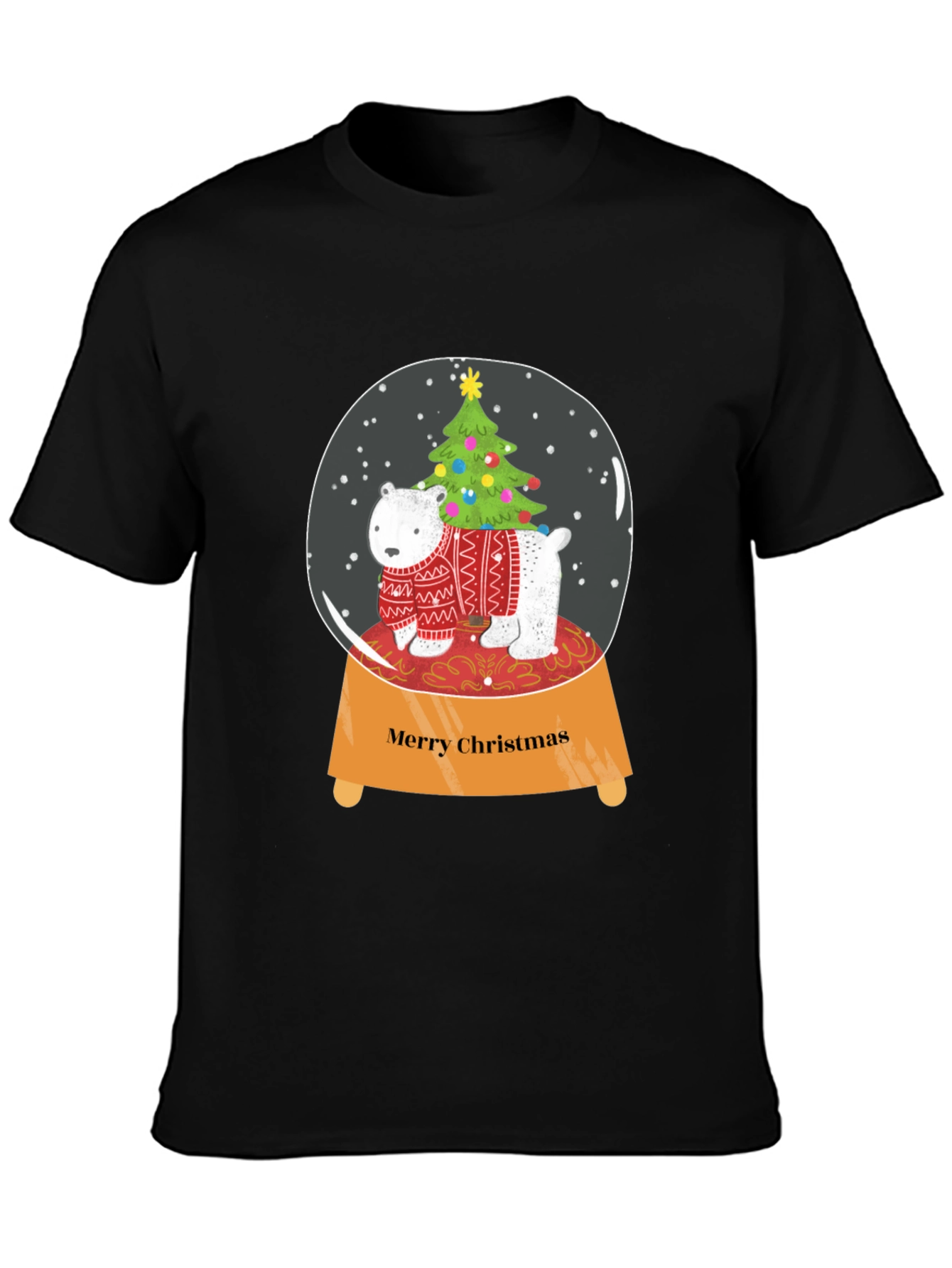 Festive Snow Globe Christmas T-Shirt