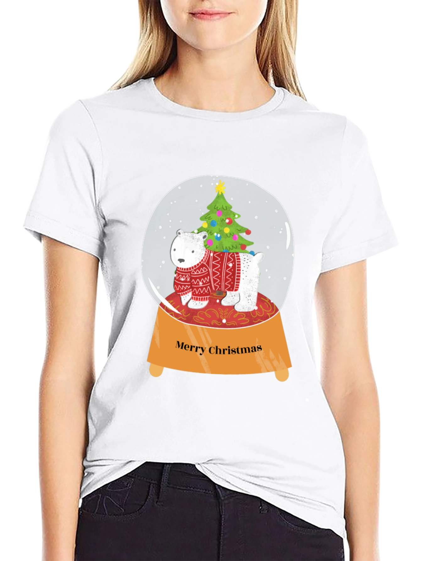 Festive Snow Globe Christmas T-Shirt