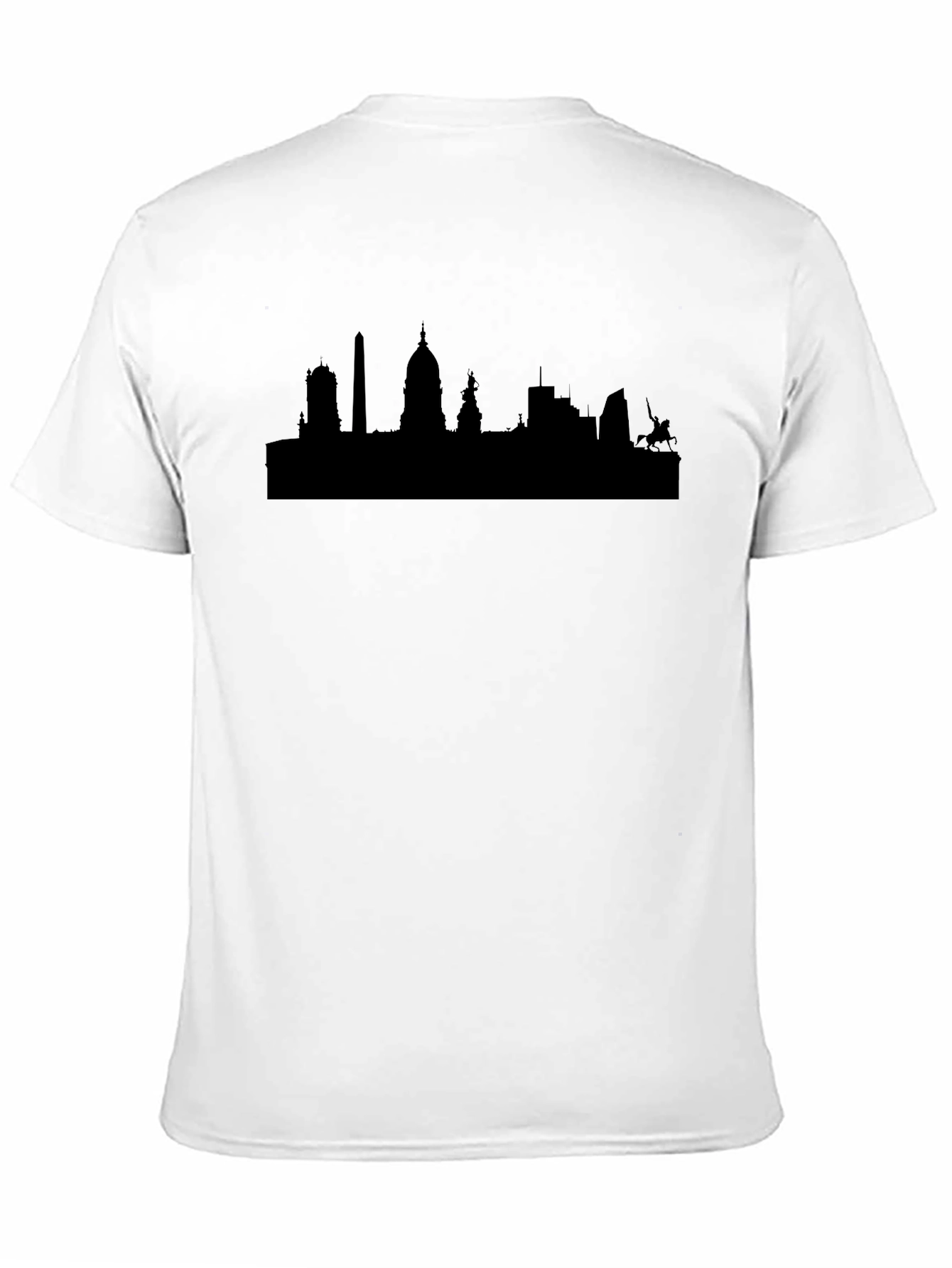 Cityscape Silhouette T-Shirt - Classic Black Tee