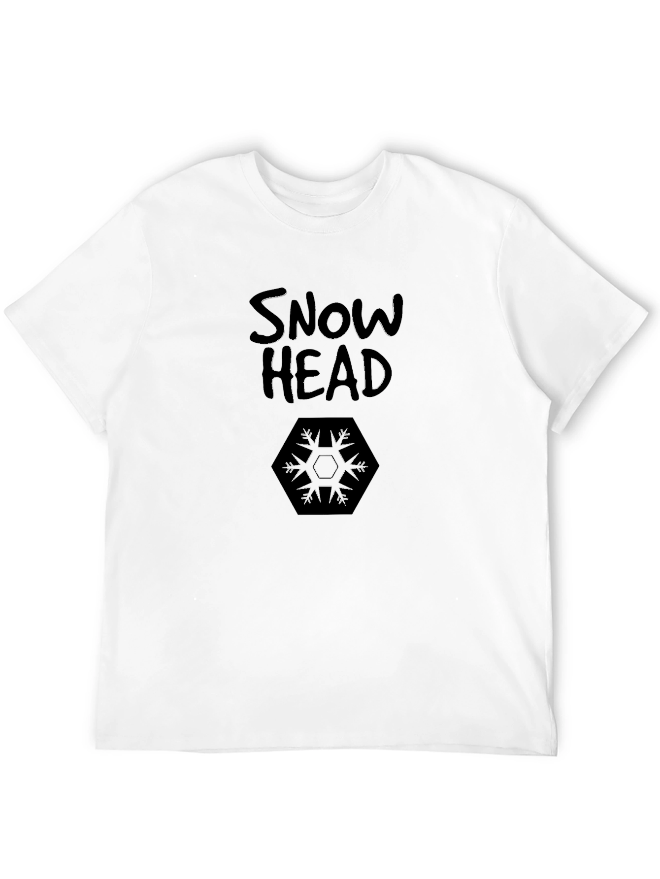 Snow Head Graphic Tee - Black
