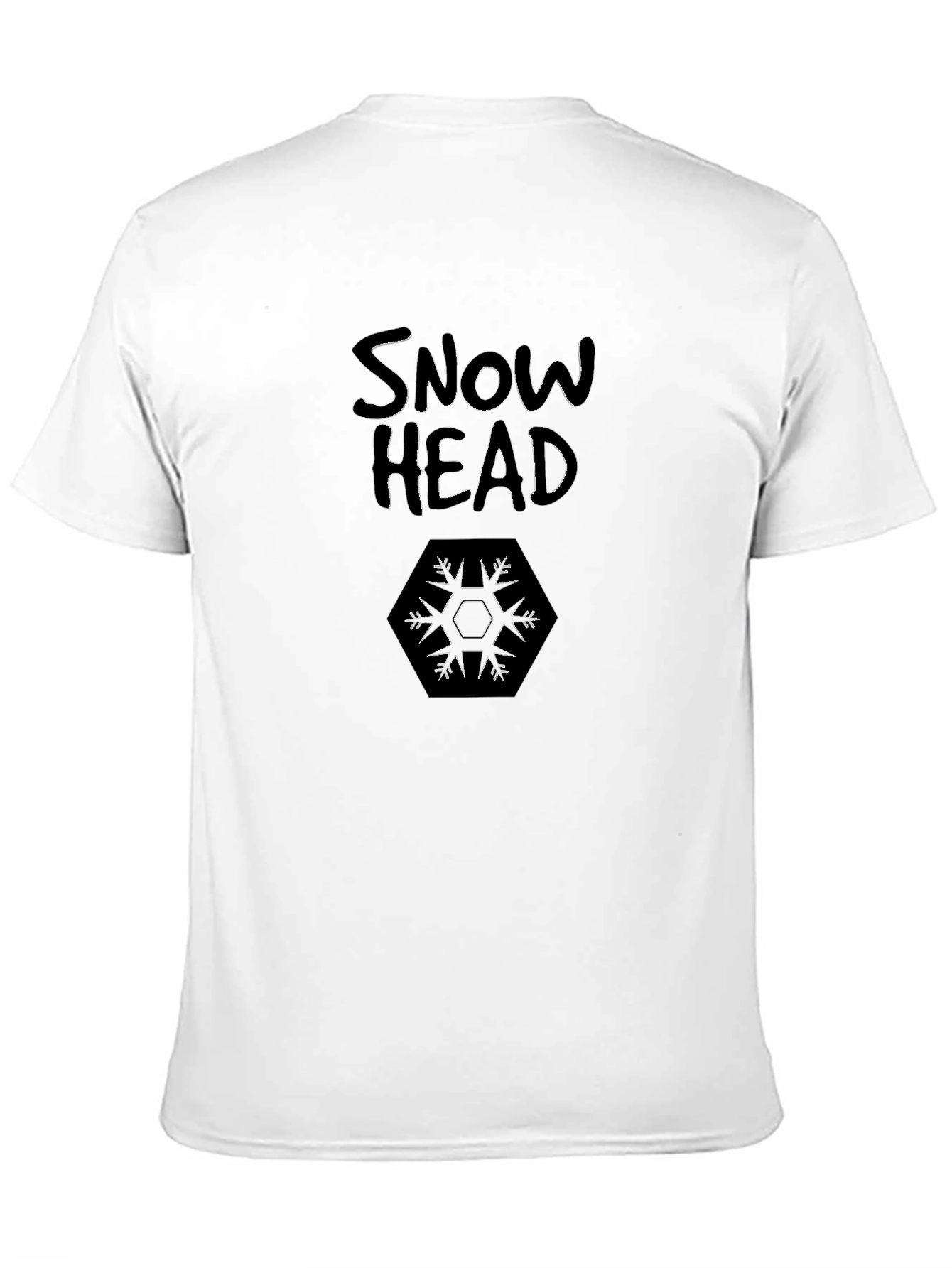 Snow Head Graphic Tee - Black