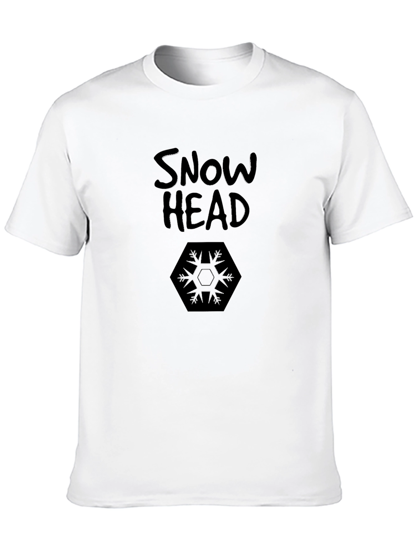 Snow Head Graphic Tee - Black