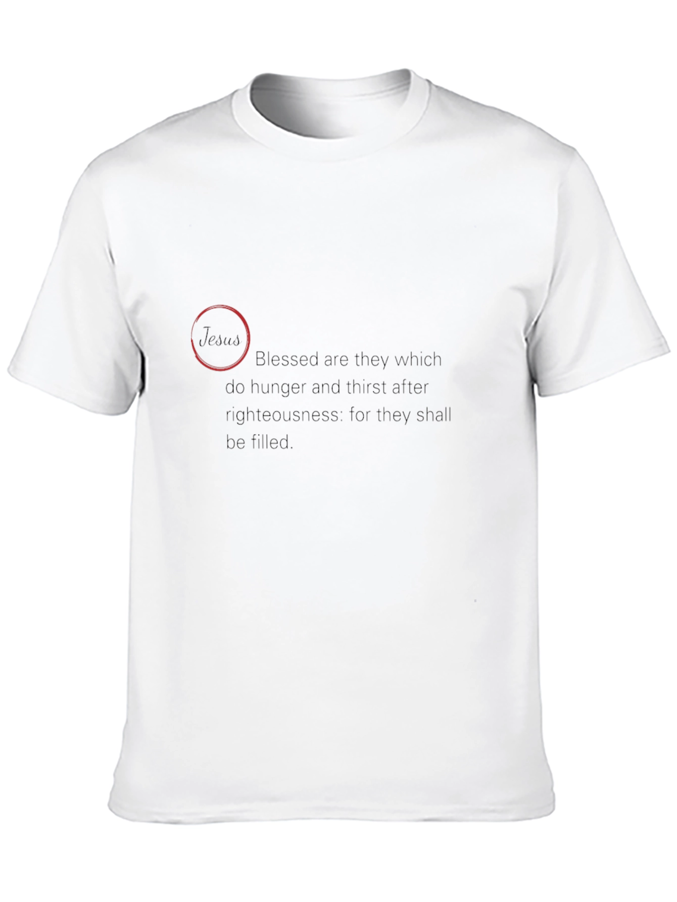 Blessed Are They Black Tee