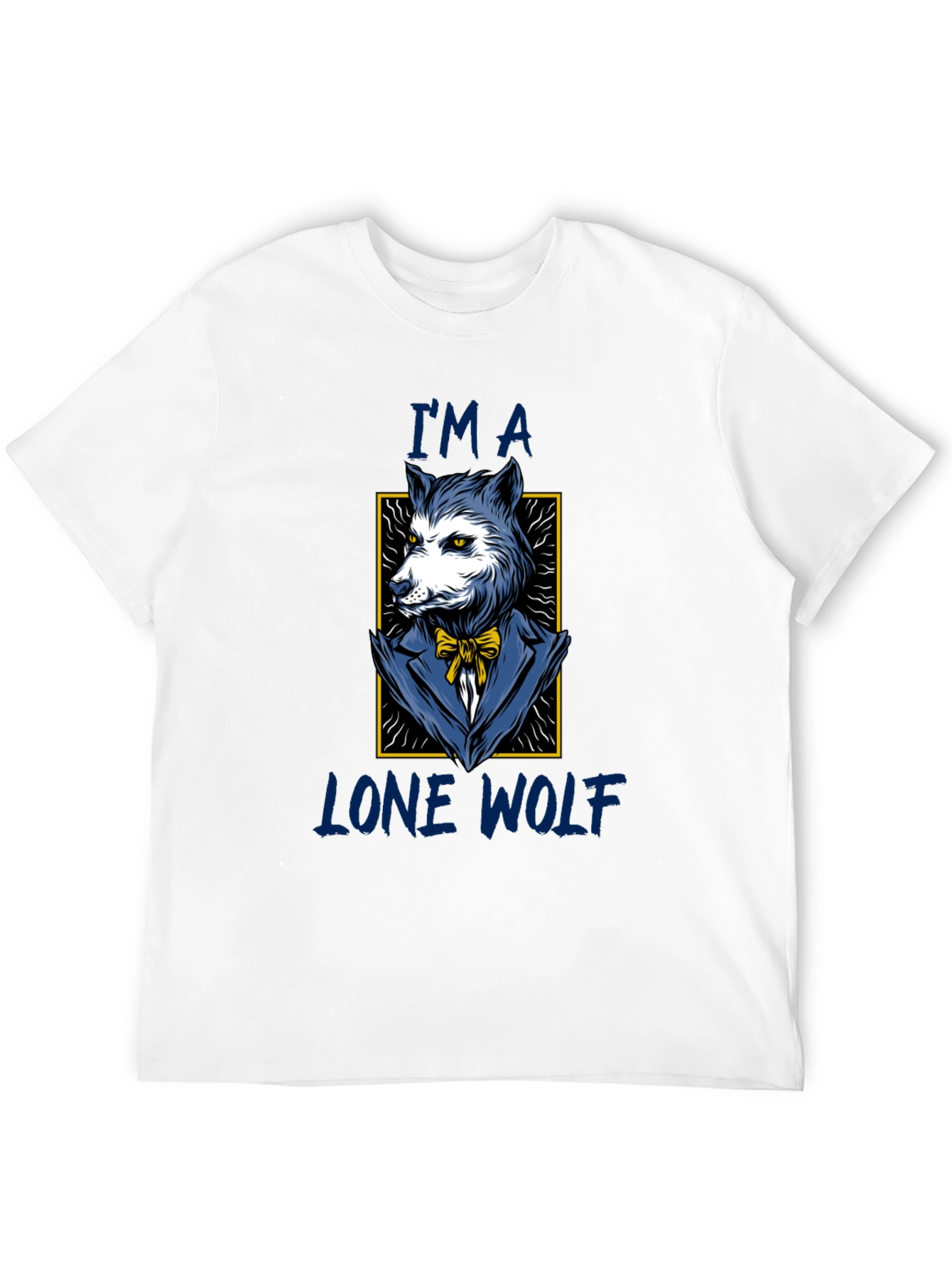 Lone Wolf T-Shirt - Stylish Animal Graphic Tee