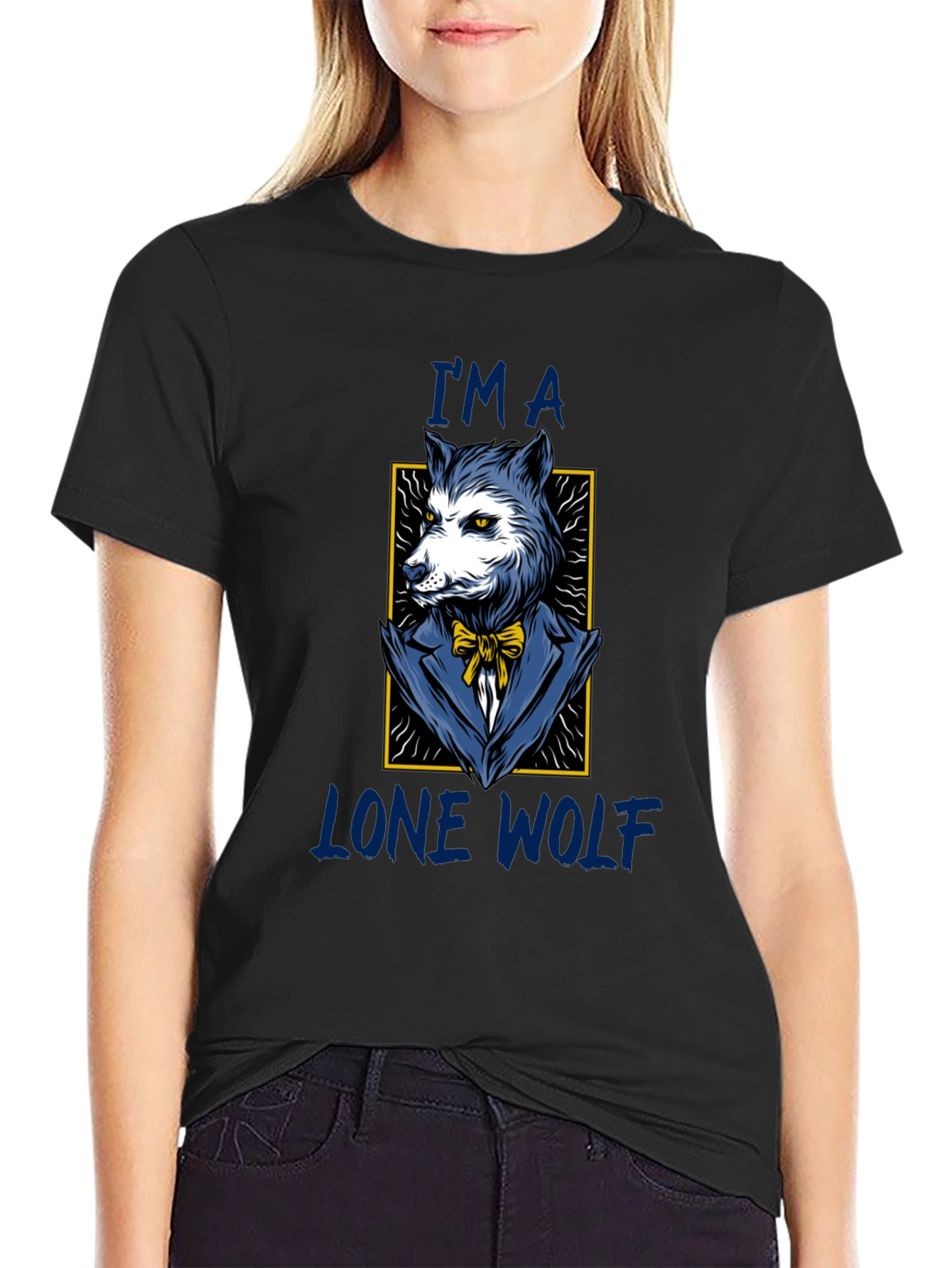 Lone Wolf T-Shirt - Stylish Animal Graphic Tee