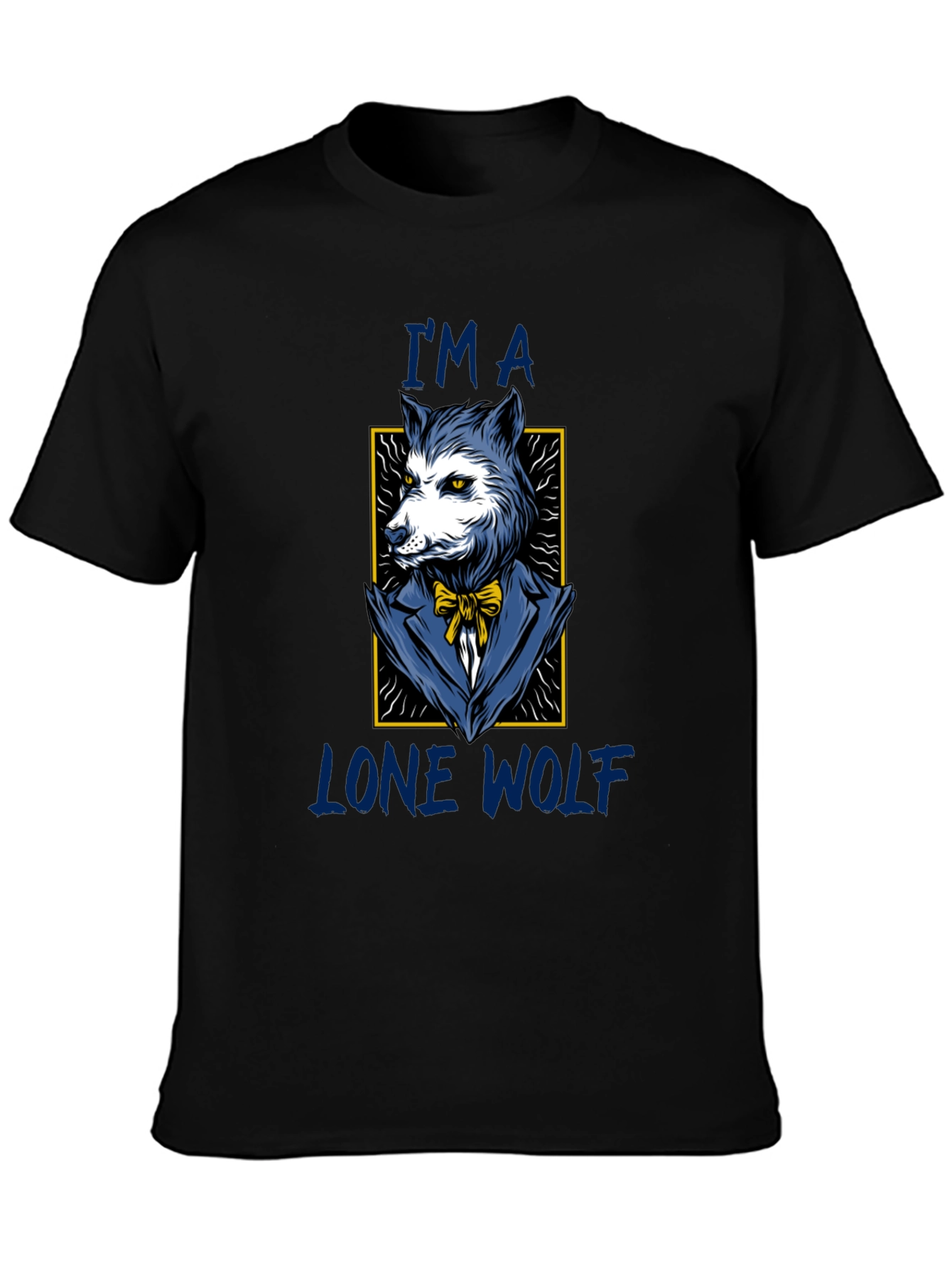 Lone Wolf T-Shirt - Stylish Animal Graphic Tee