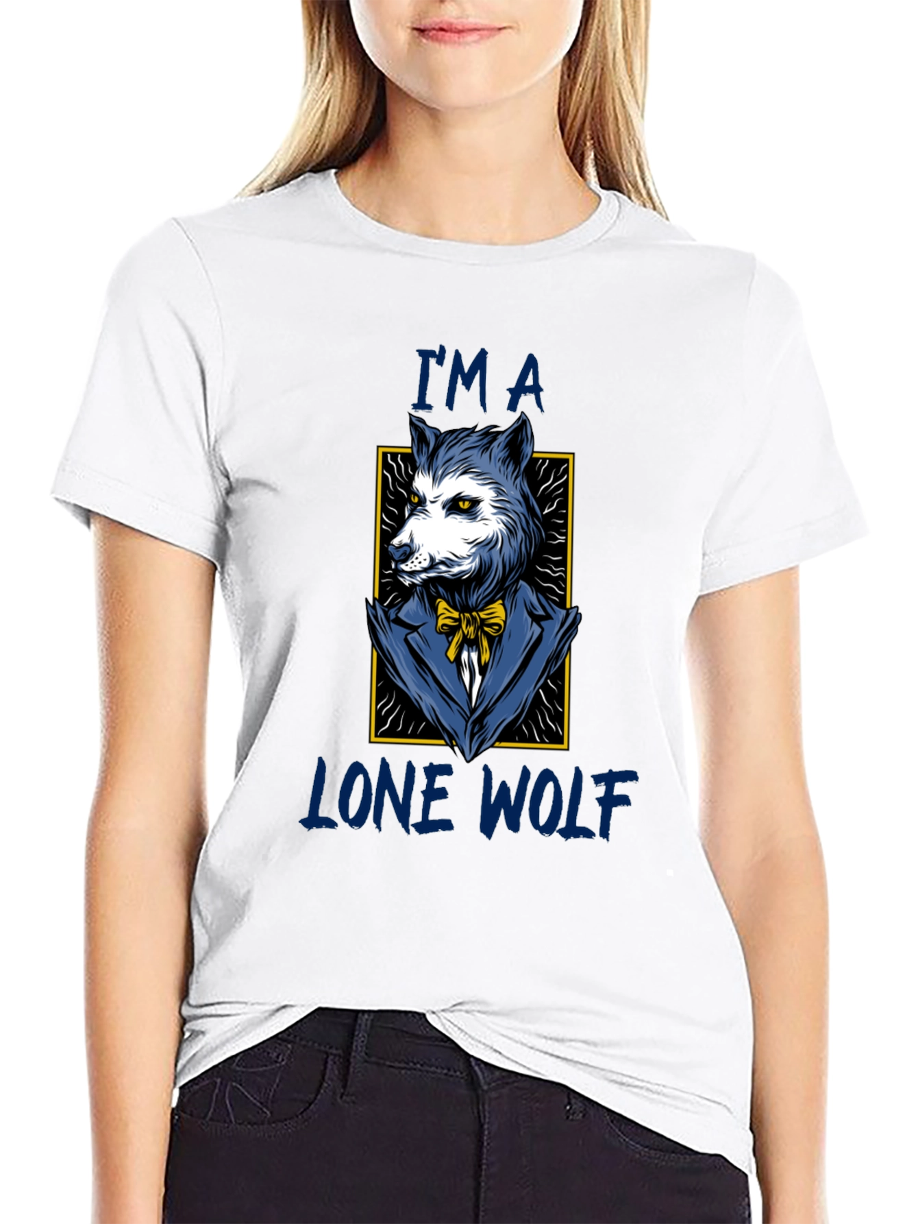 Lone Wolf T-Shirt - Stylish Animal Graphic Tee