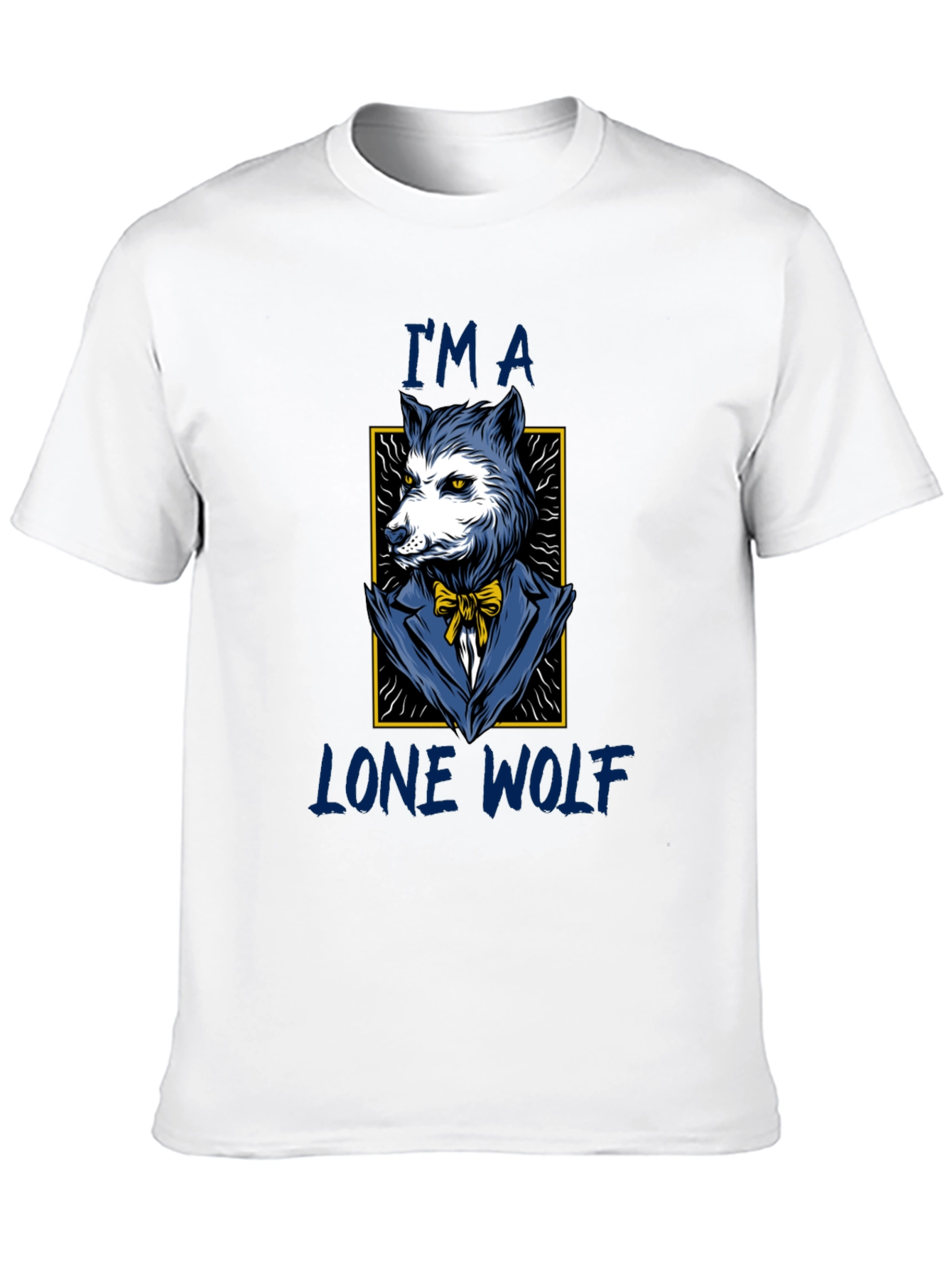 Lone Wolf T-Shirt - Stylish Animal Graphic Tee