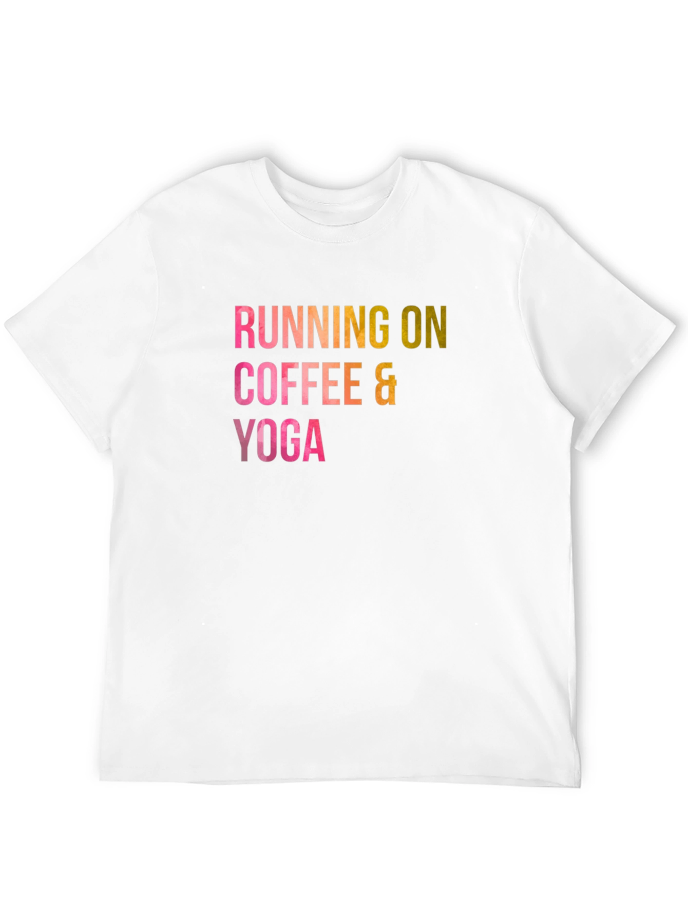 Running on Coffee & Yoga Graphic Tee