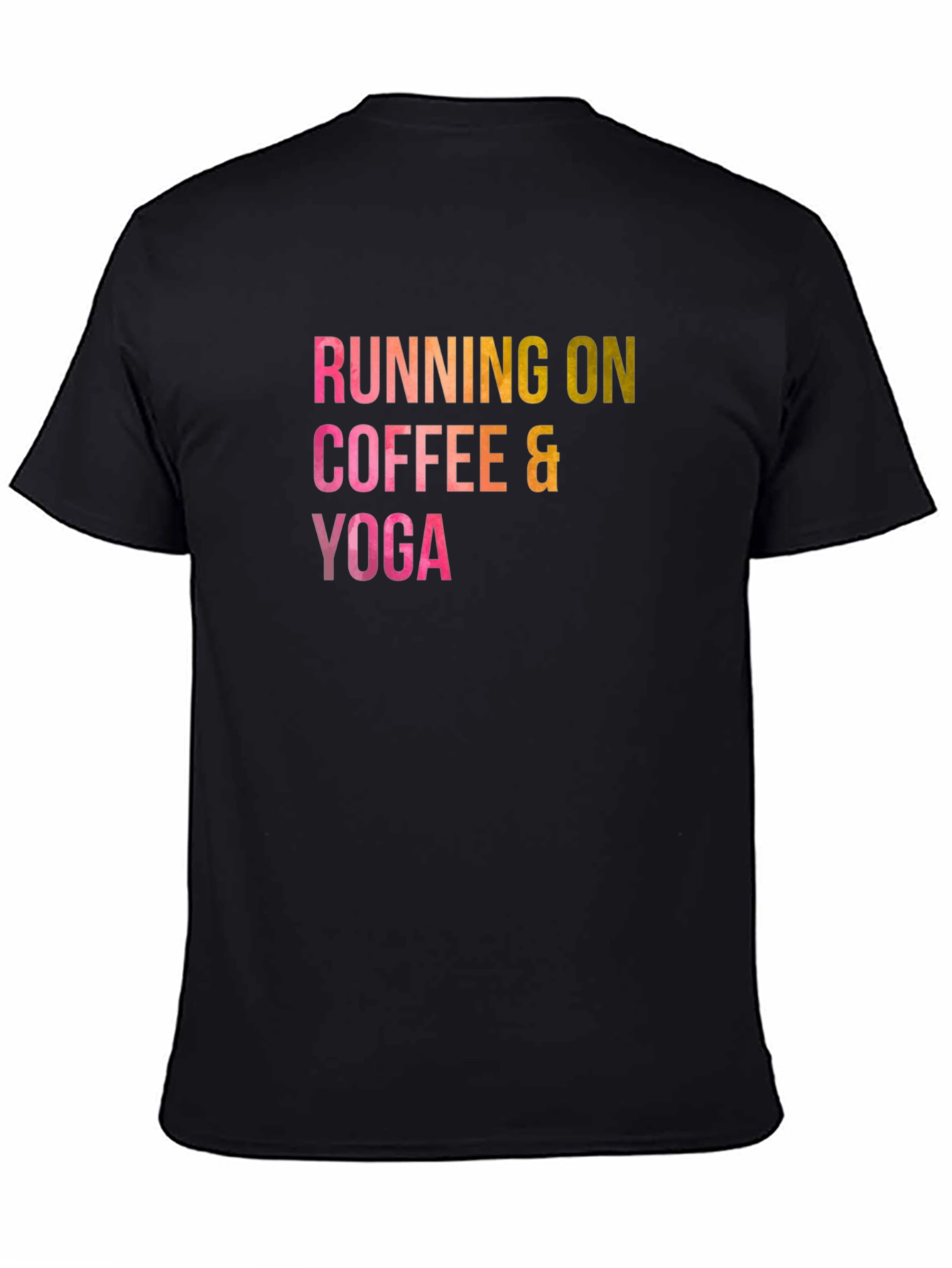Running on Coffee & Yoga Graphic Tee