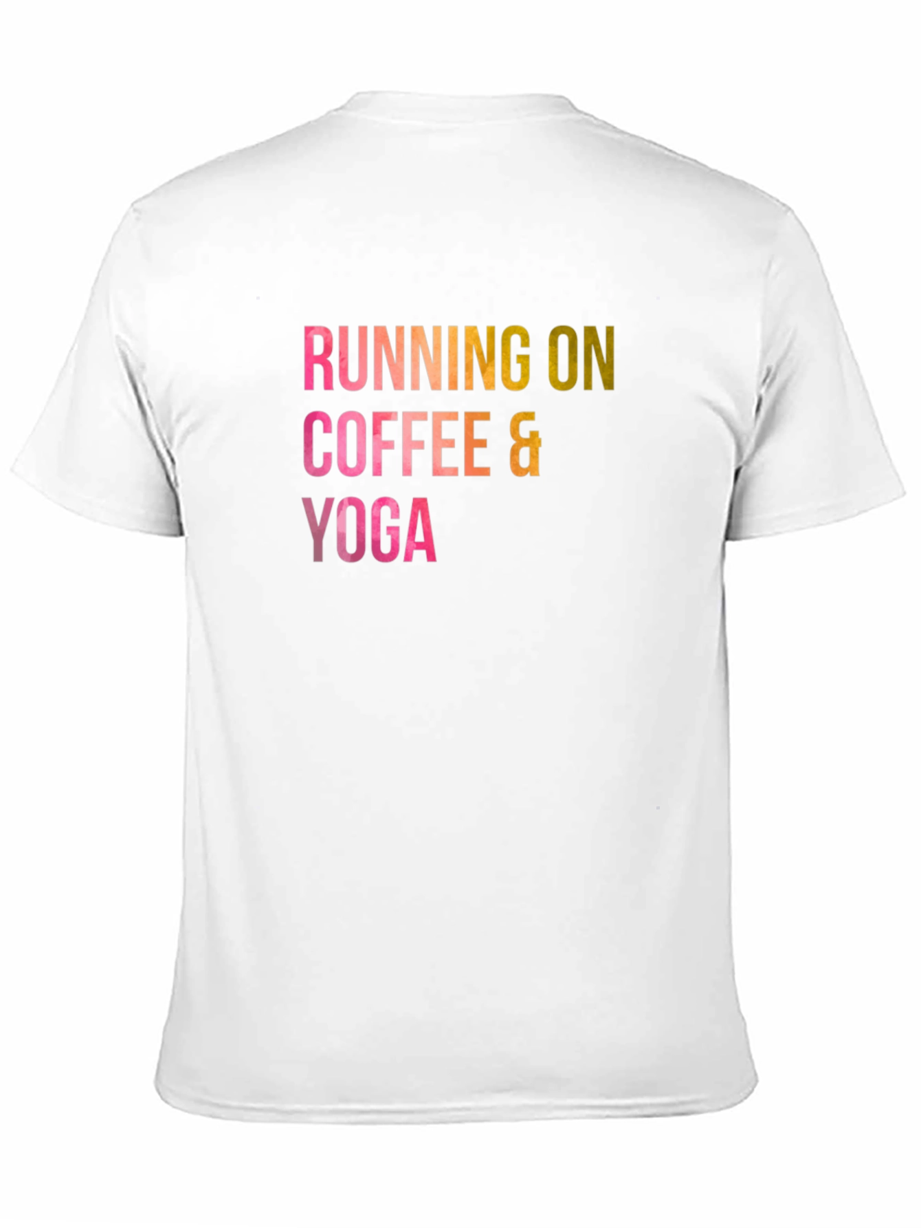 Running on Coffee & Yoga Graphic Tee