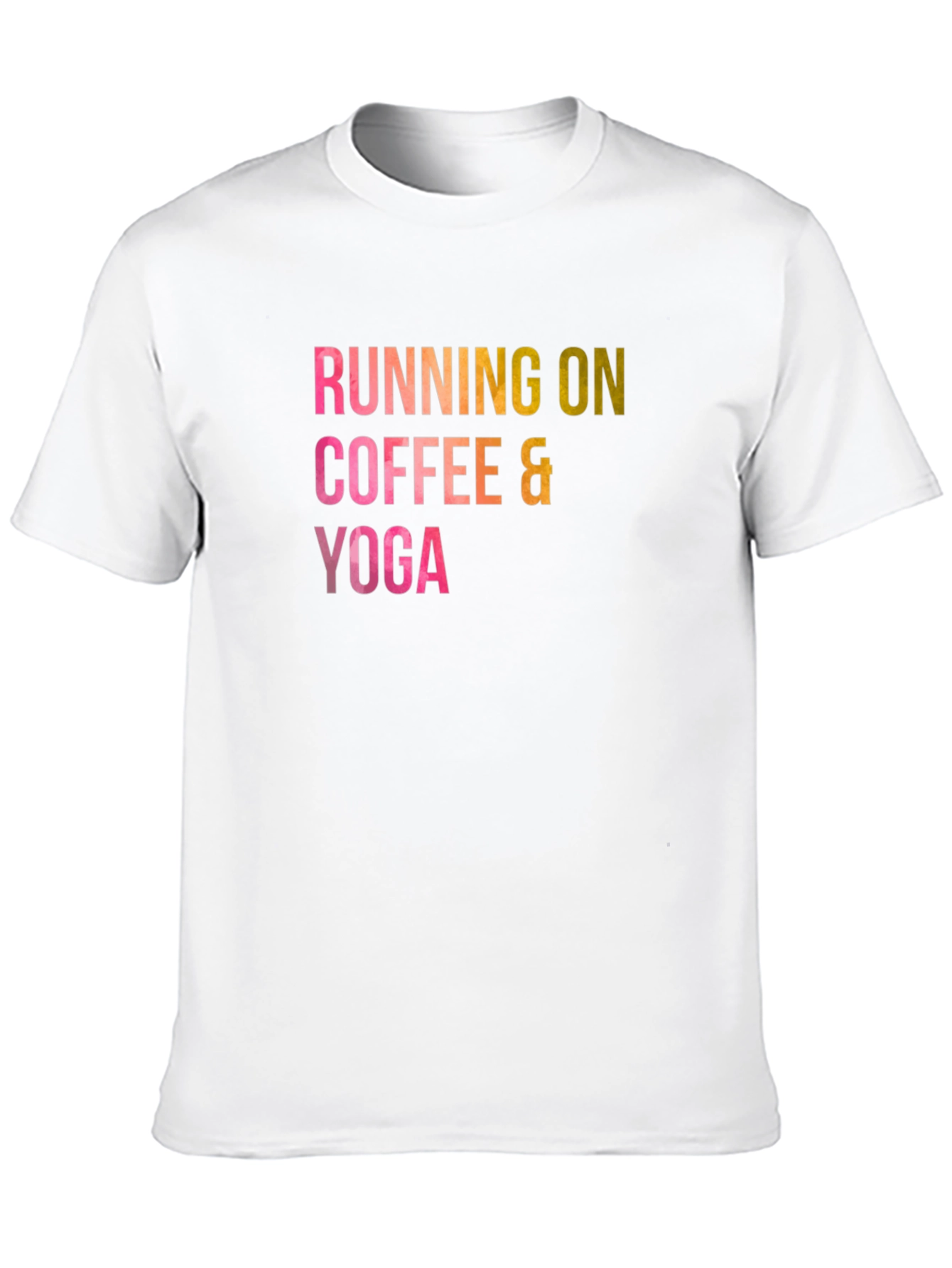 Running on Coffee & Yoga Graphic Tee