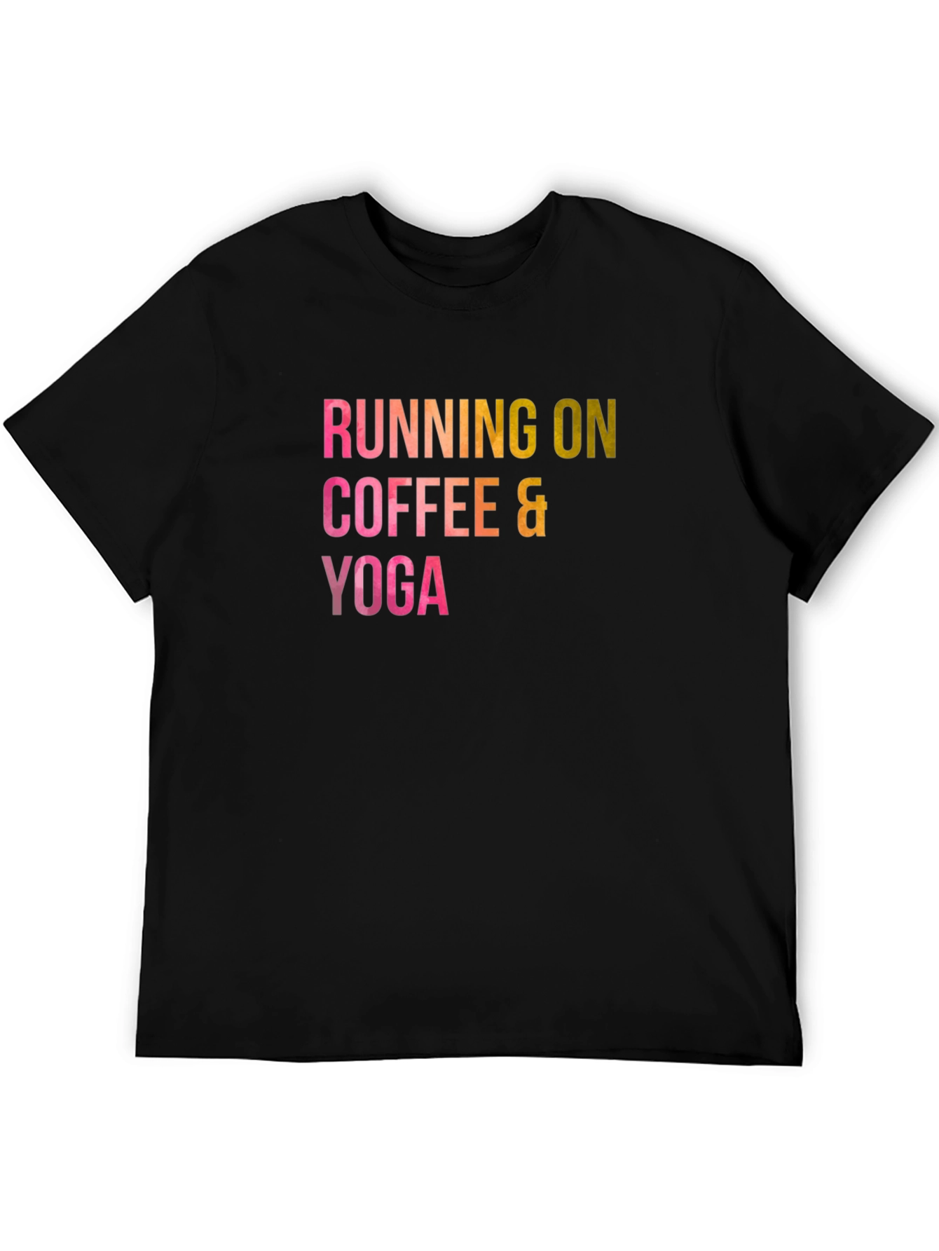 Running on Coffee & Yoga Graphic Tee