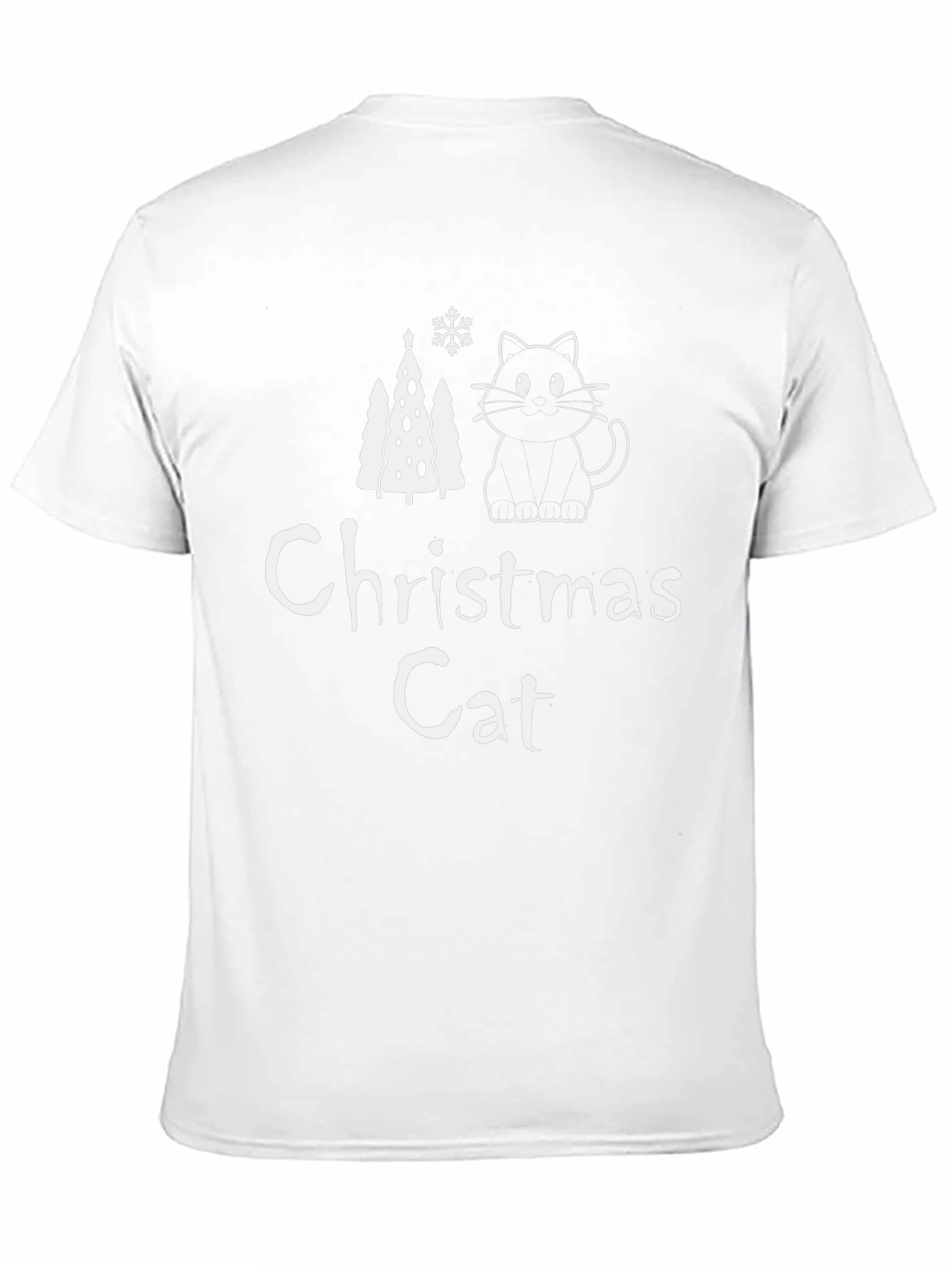 Christmas Cat T-Shirt - Holiday Festive Tee