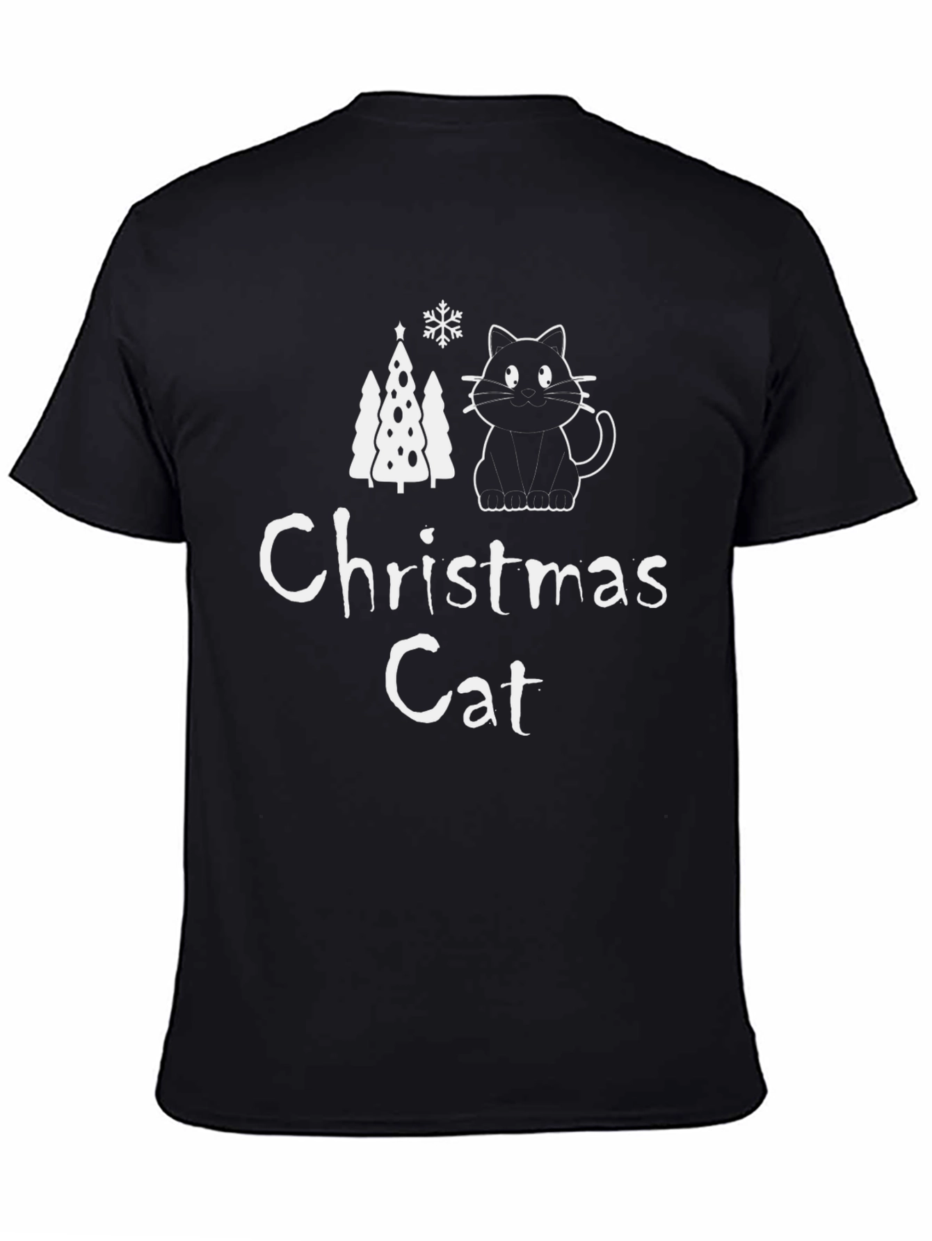Christmas Cat T-Shirt - Holiday Festive Tee