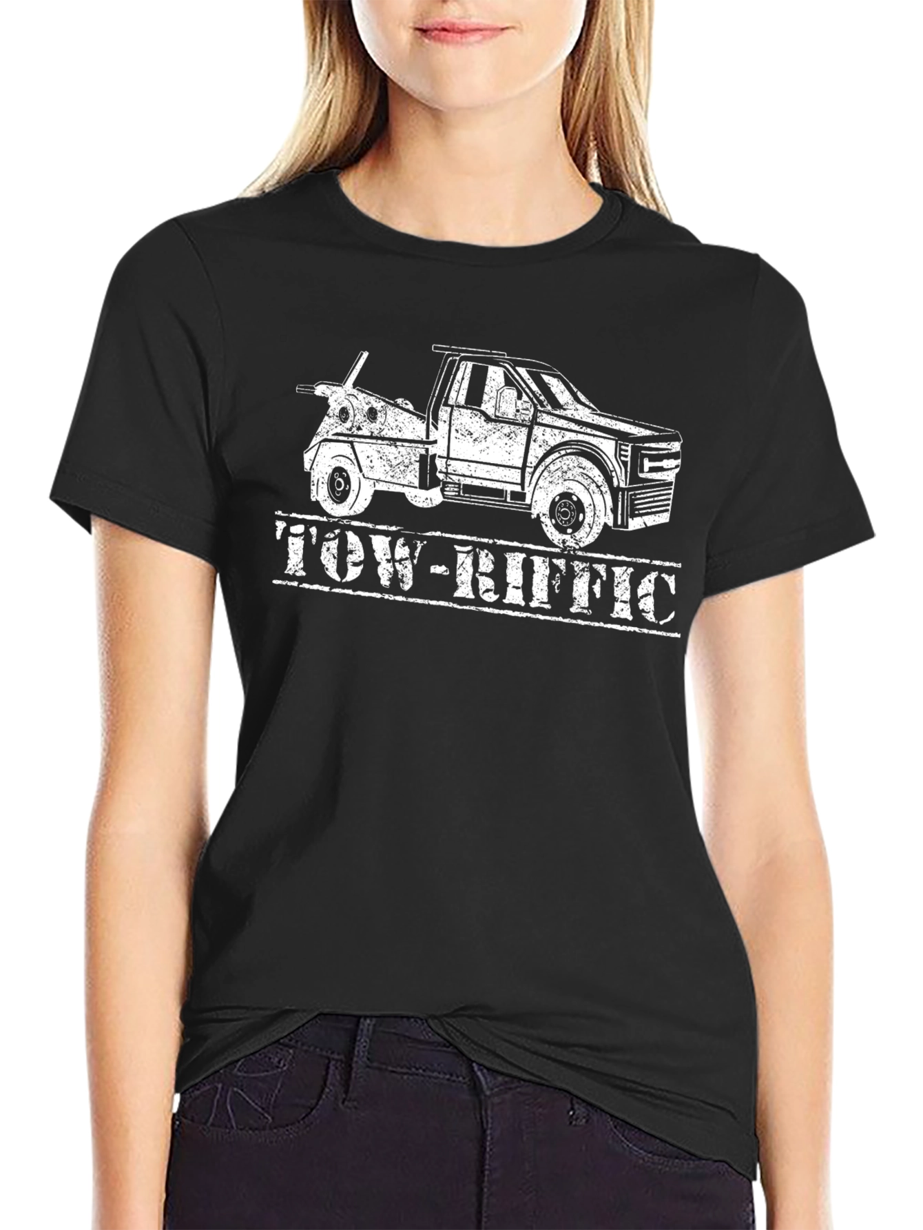 Tow-Riffic Tow Truck Graphic T-Shirt
