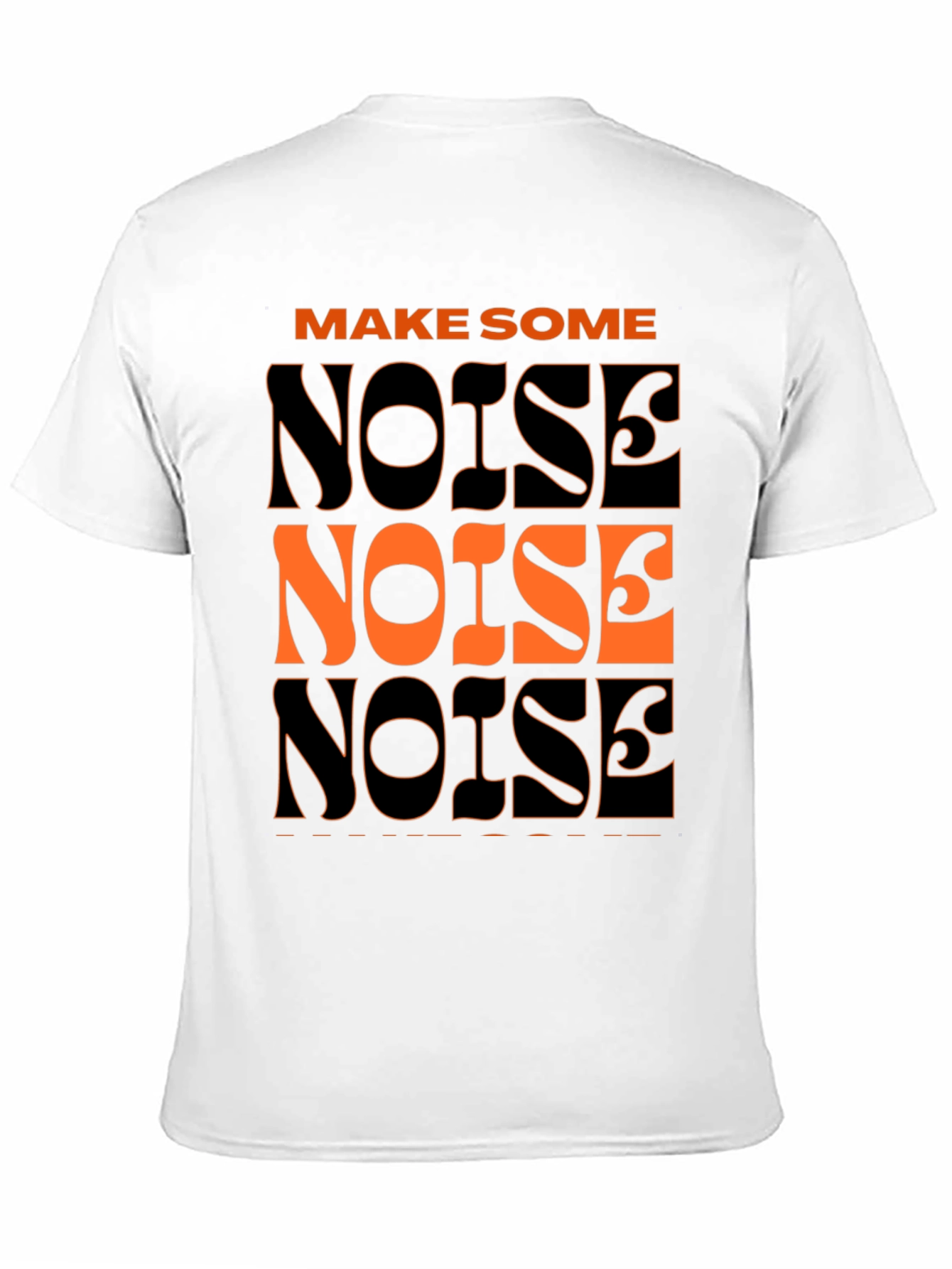 Make Some Noise Graphic Tee - Black