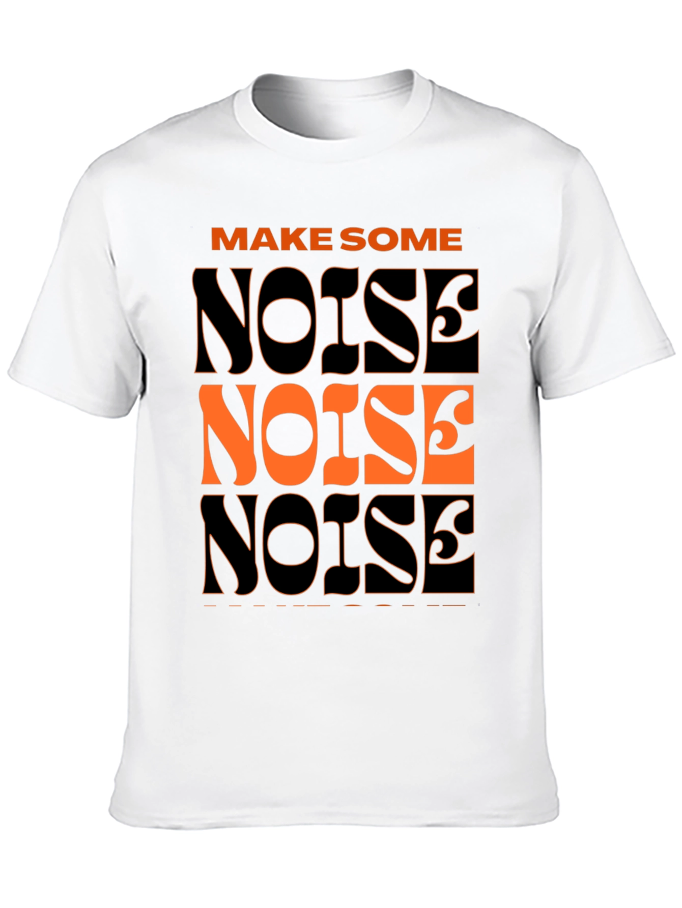 Make Some Noise Graphic Tee - Black