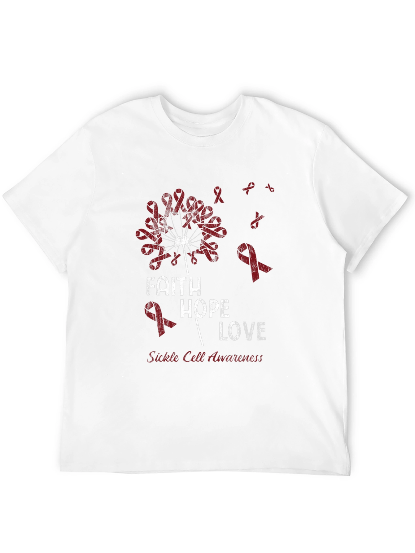 Faith Hope Love Sickle Cell Awareness T-Shirt