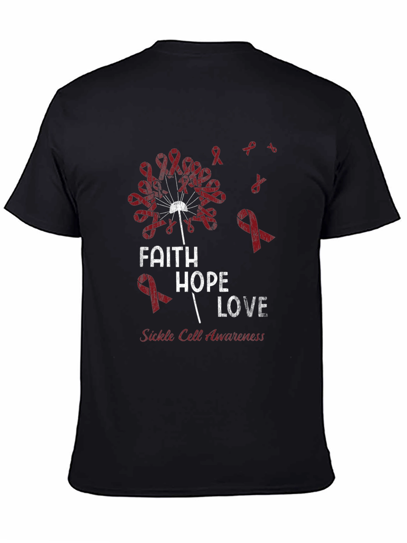 Faith Hope Love Sickle Cell Awareness T-Shirt