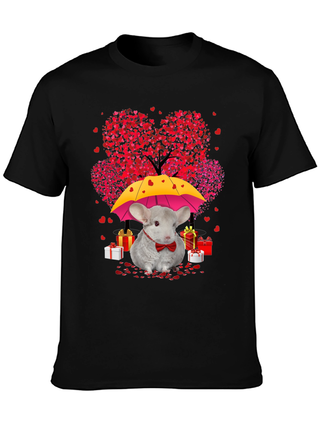 Chinchilla Valentines Day T-Shirt