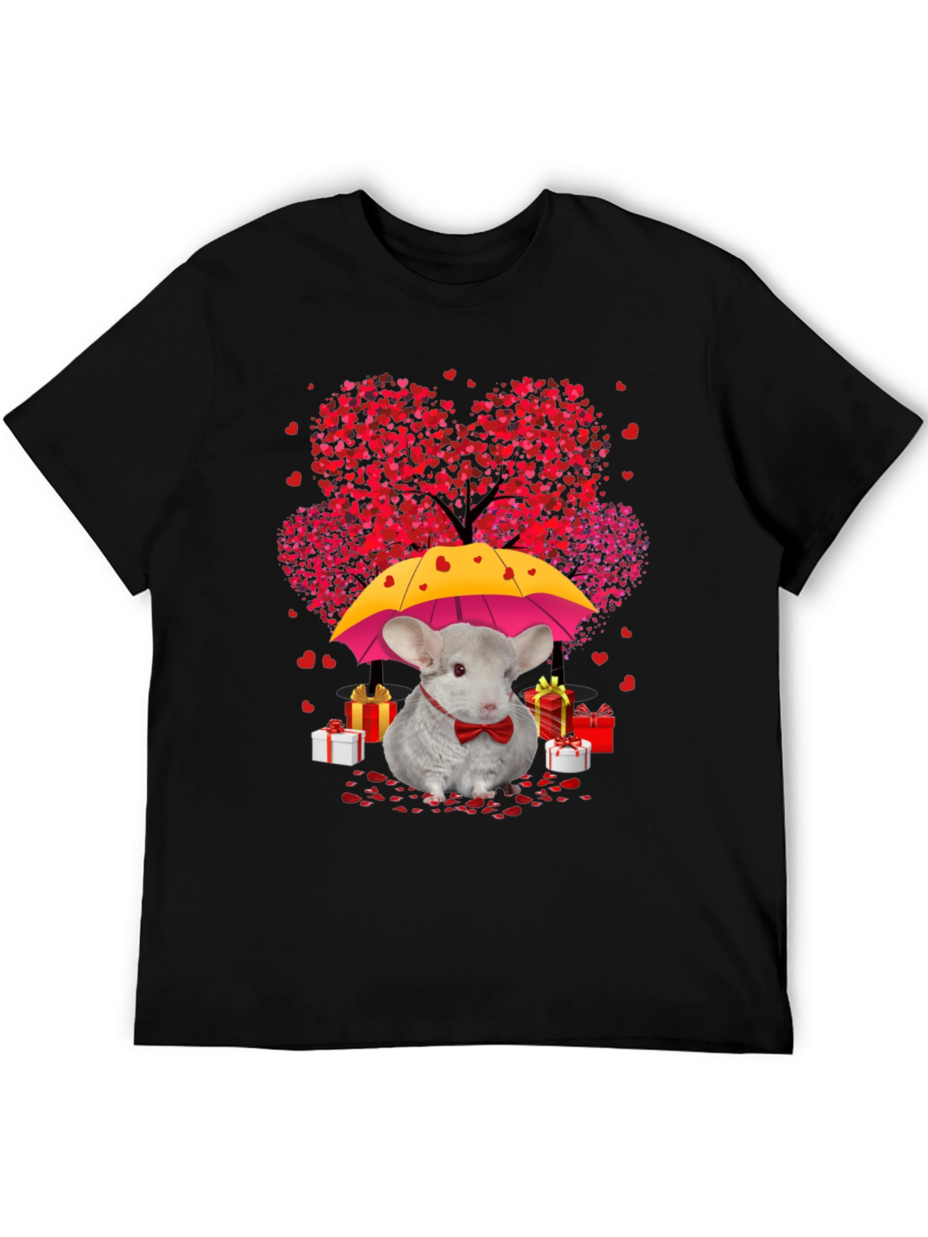 Chinchilla Valentines Day T-Shirt