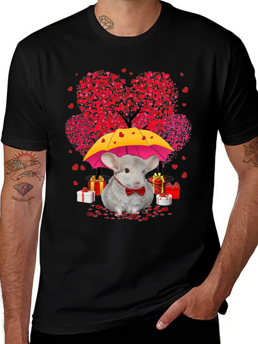 Chinchilla Valentines Day T-Shirt