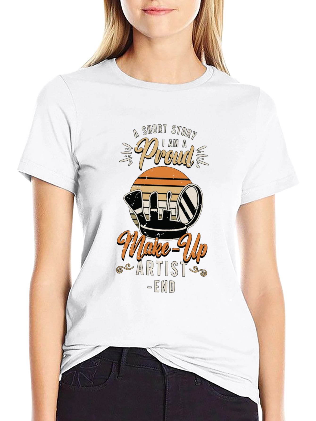 Proud Makeup Artist Short Story T-Shirt