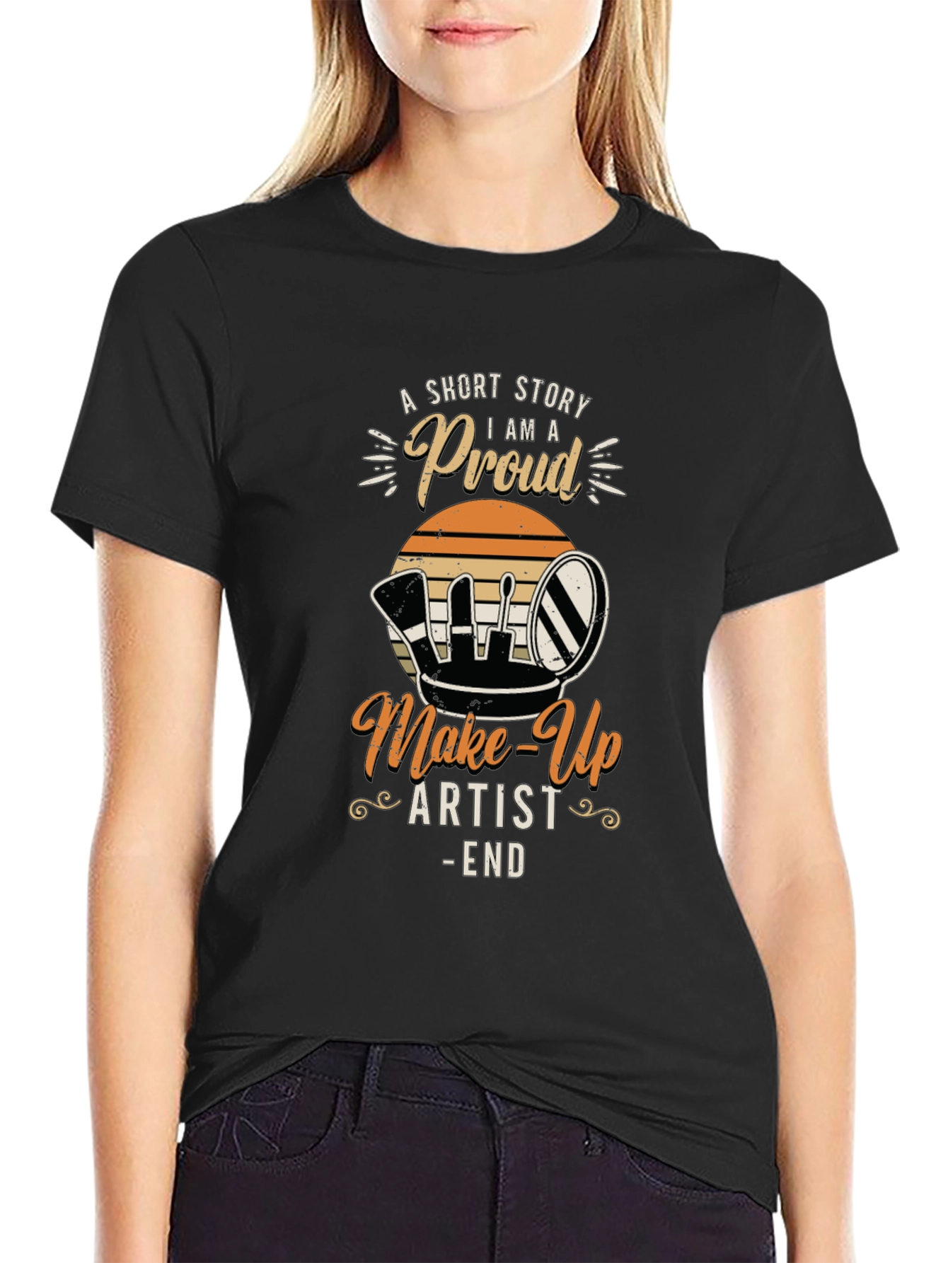 Proud Makeup Artist Short Story T-Shirt