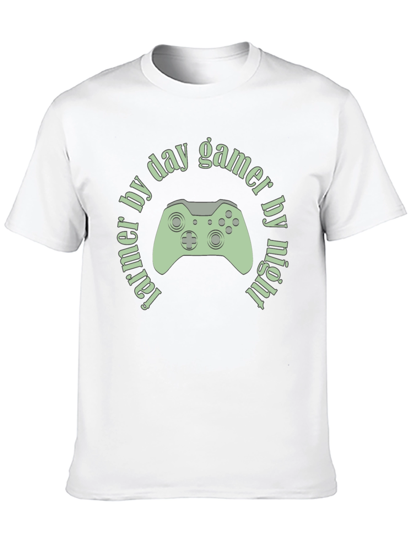 Farmer by Day Gamer by Night Graphic Tee