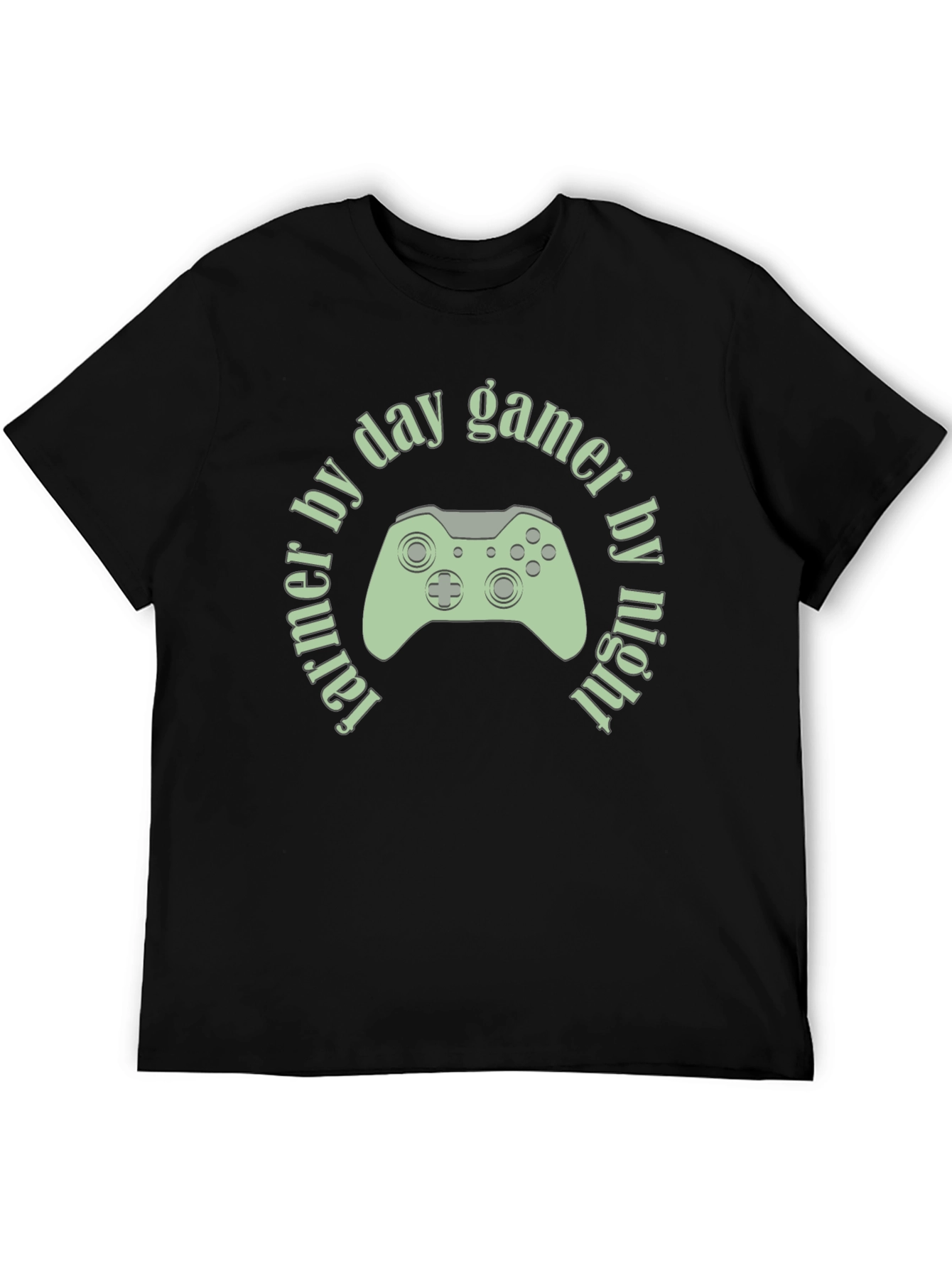 Farmer by Day Gamer by Night Graphic Tee