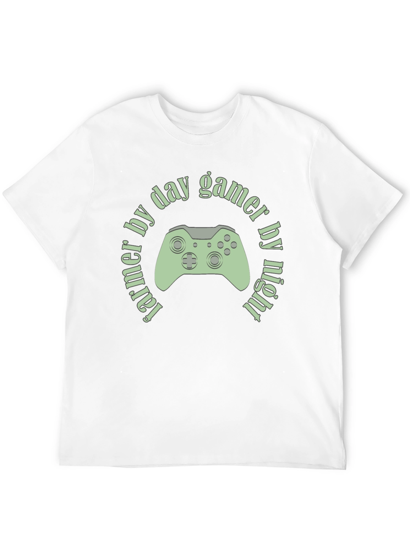 Farmer by Day Gamer by Night Graphic Tee