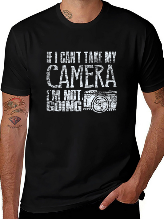 Camera Lovers T-Shirt - If I Cant Take My Camera...