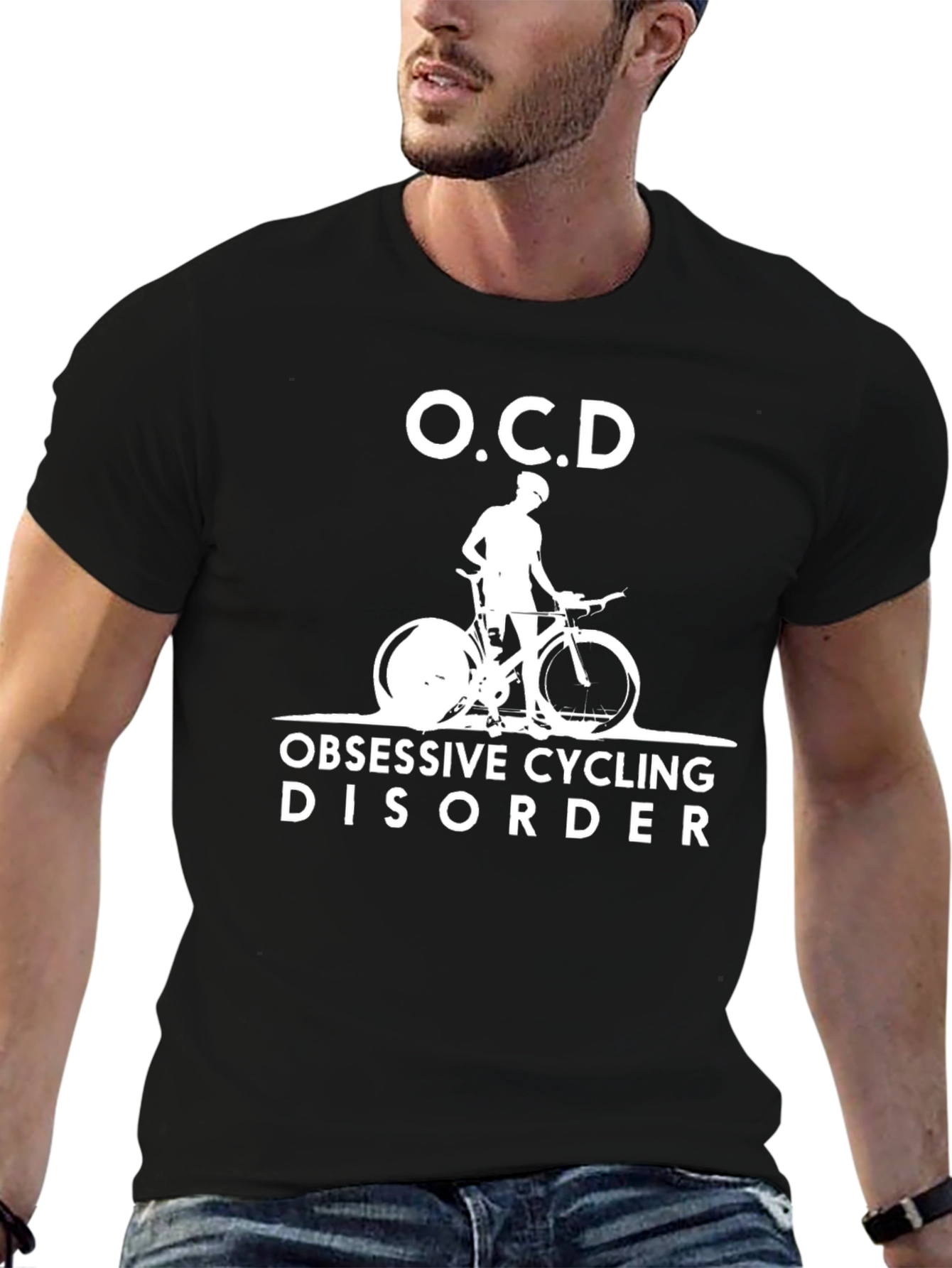 OCD Obsessive Cycling Disorder Graphic Tee