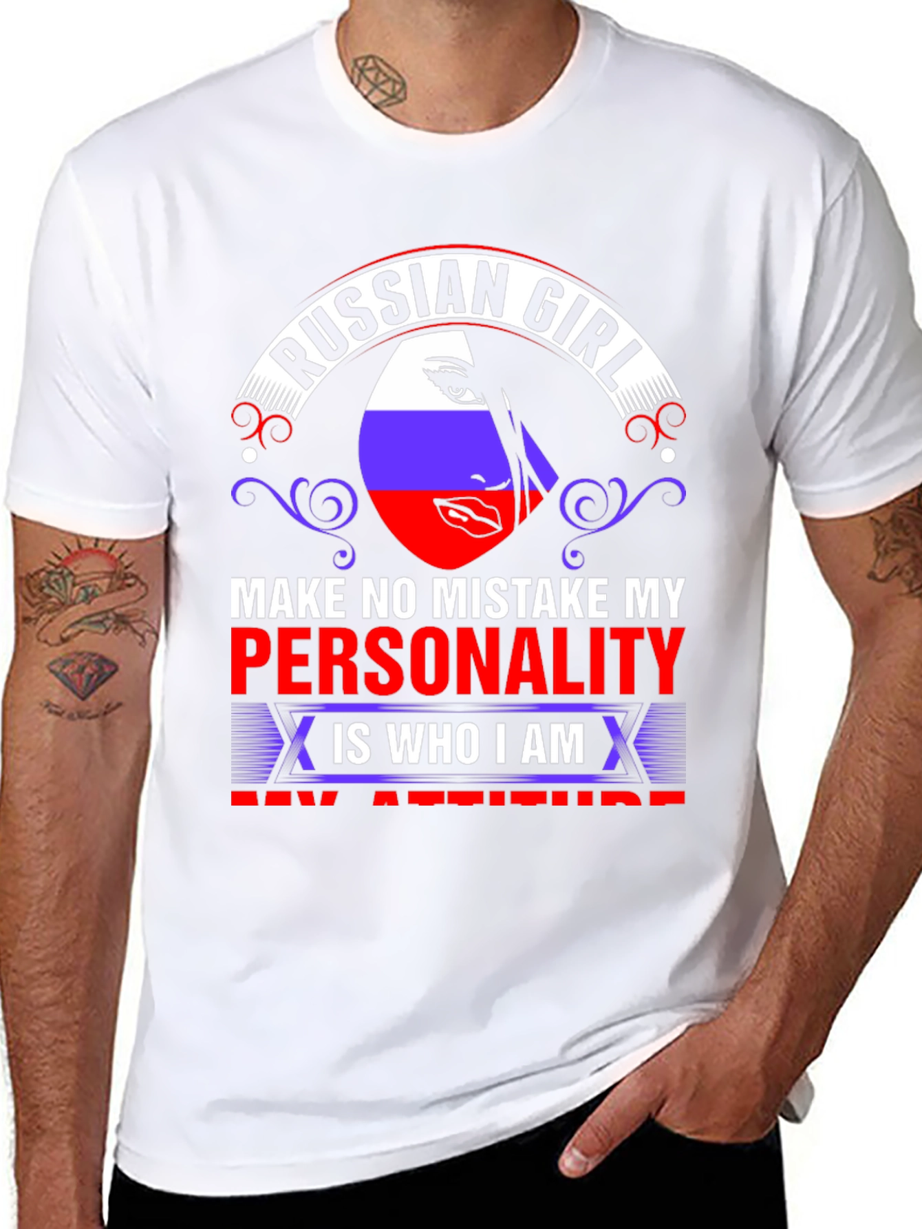 Russian Girl T-Shirt - Personality & Attitude