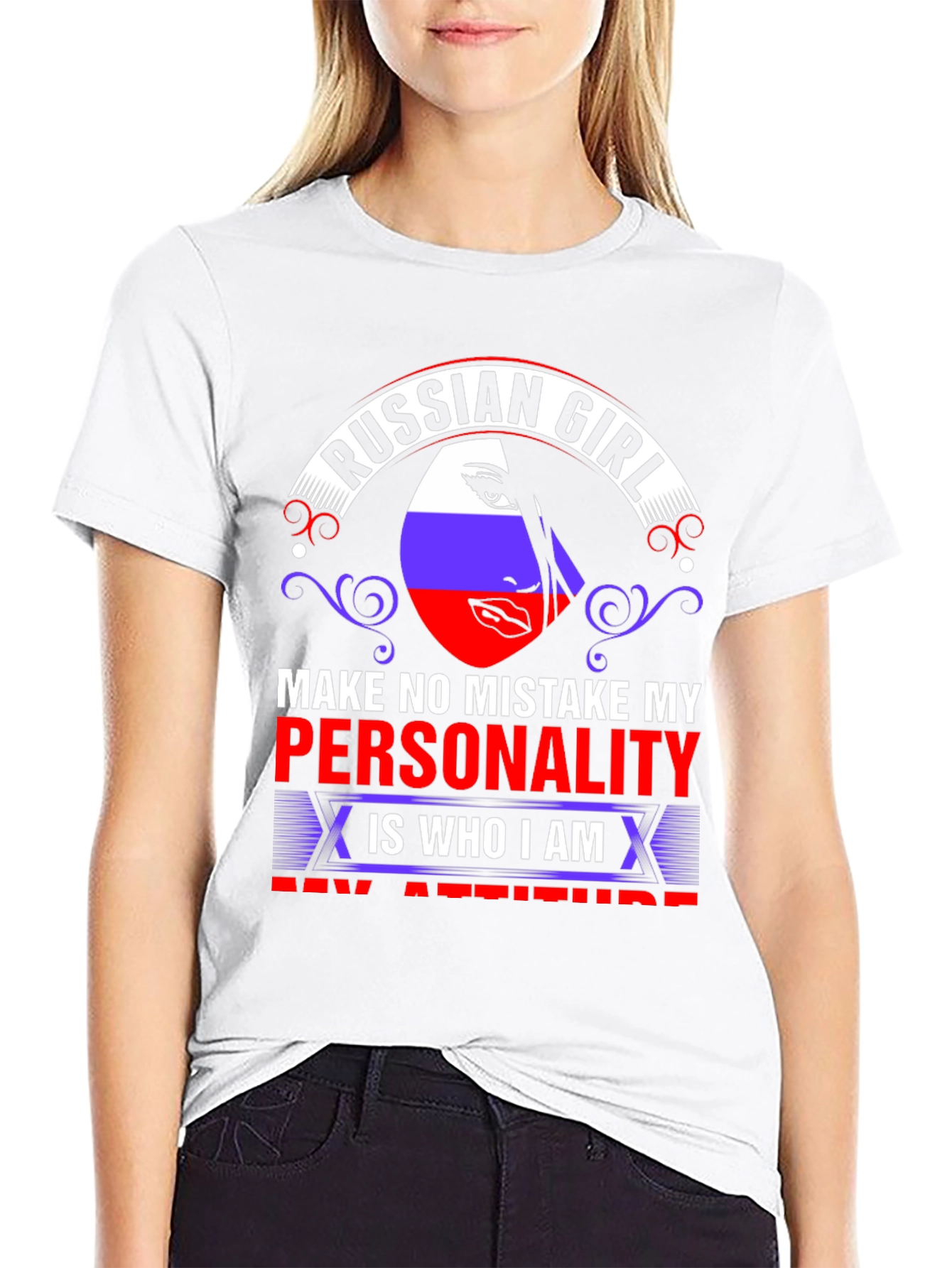 Russian Girl T-Shirt - Personality & Attitude