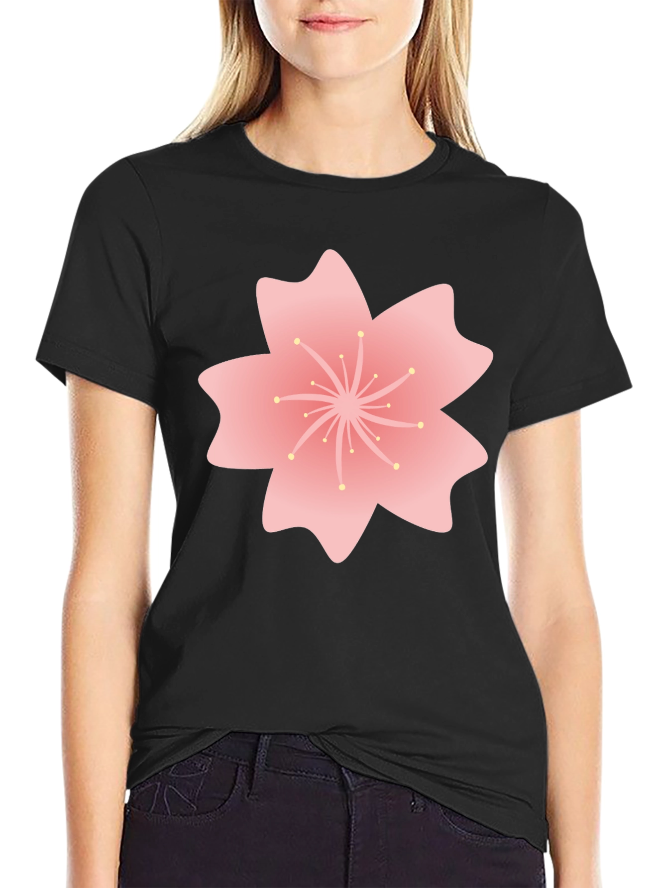 Sakura Blossom Graphic Tee - Soft & Stylish