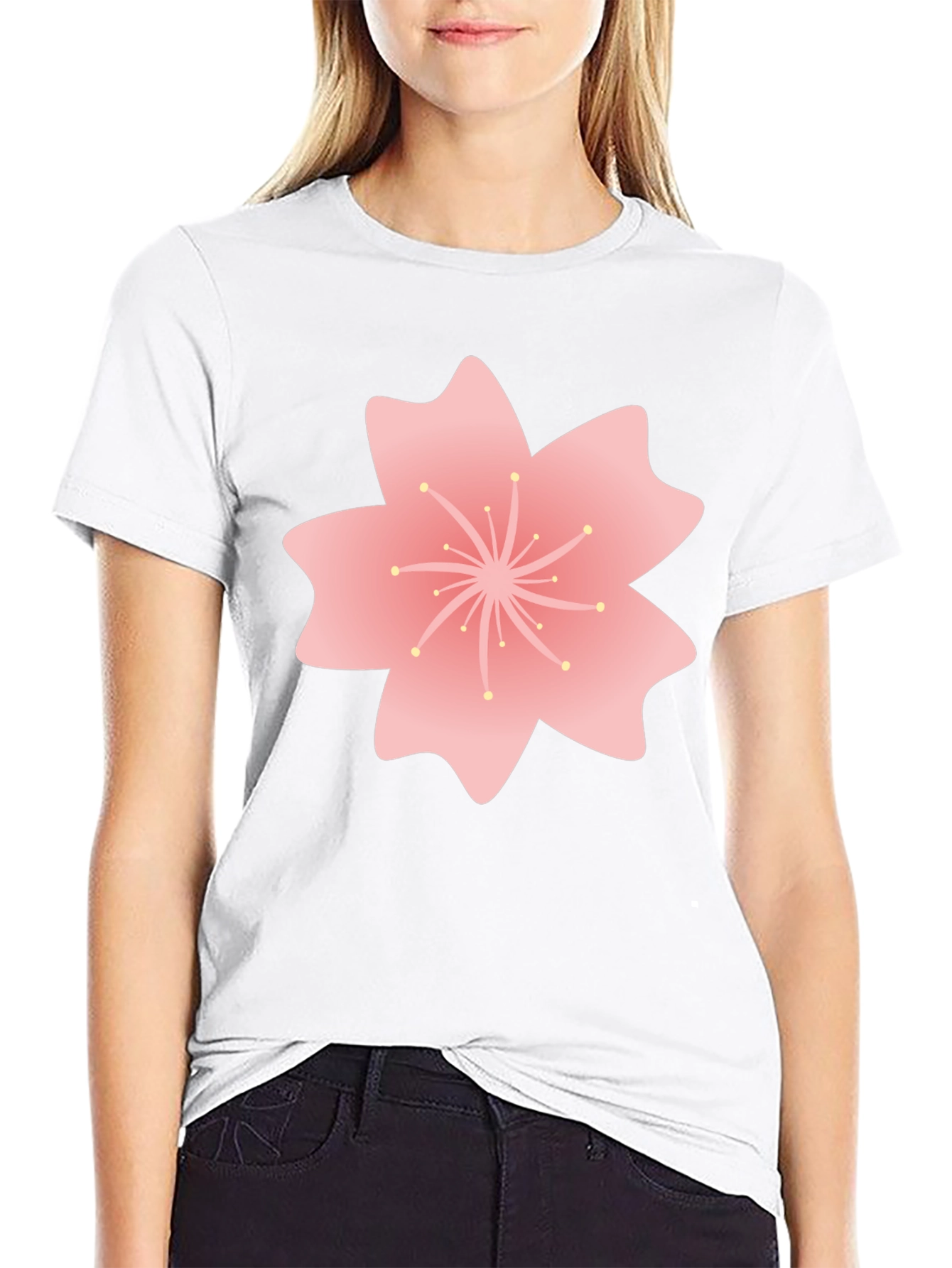 Sakura Blossom Graphic Tee - Soft & Stylish