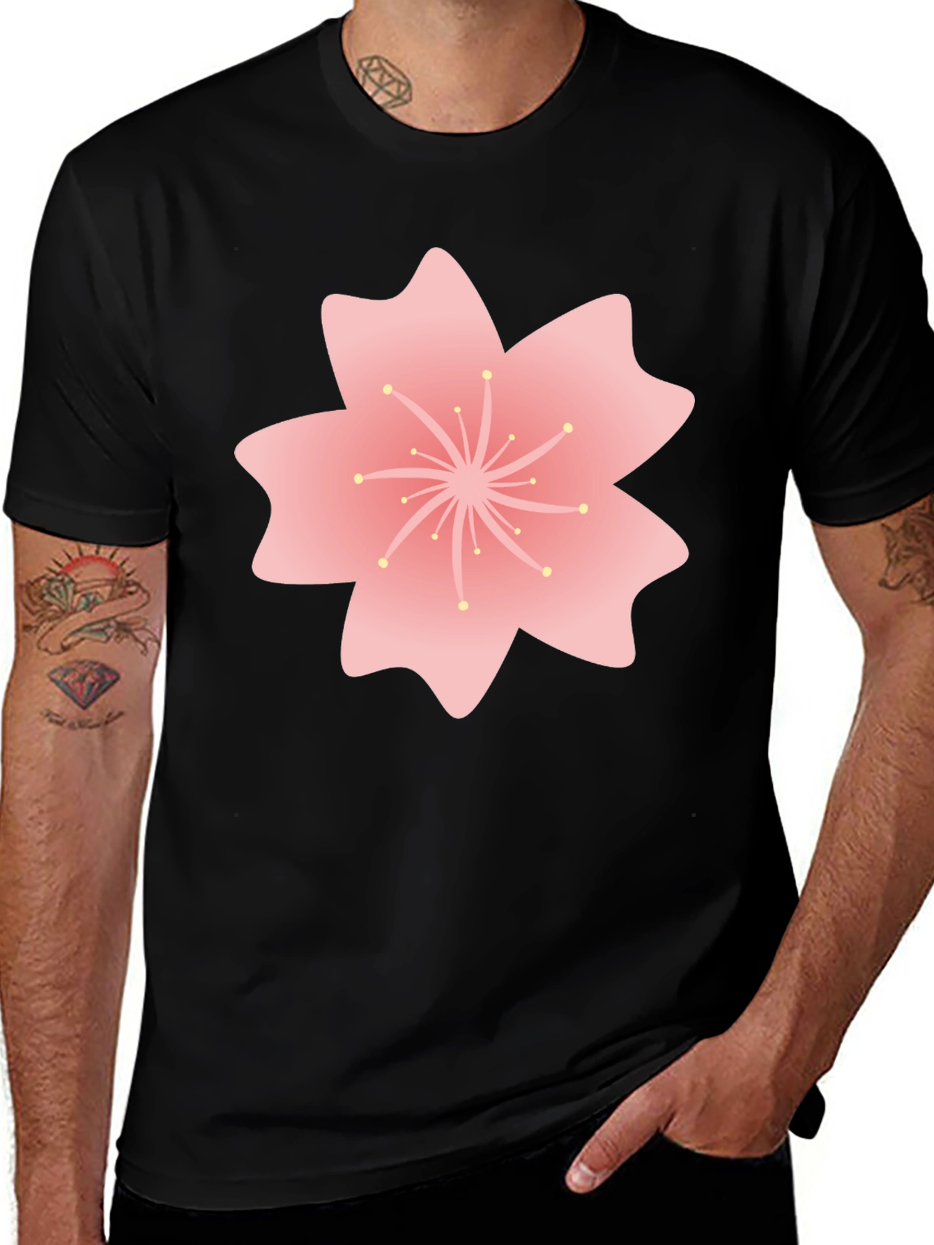 Sakura Blossom Graphic Tee - Soft & Stylish