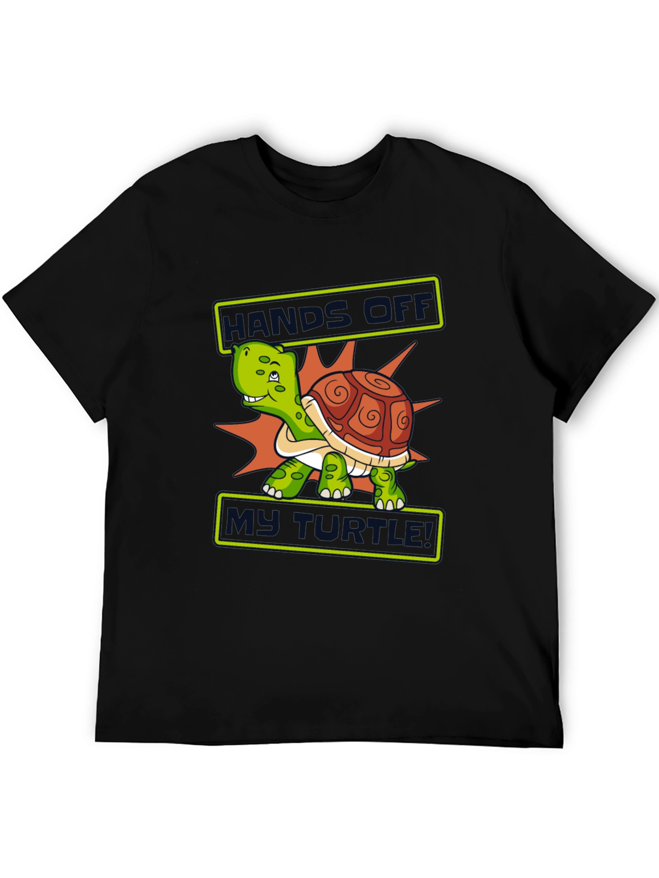 Hands Off My Turtle Graphic T-Shirt